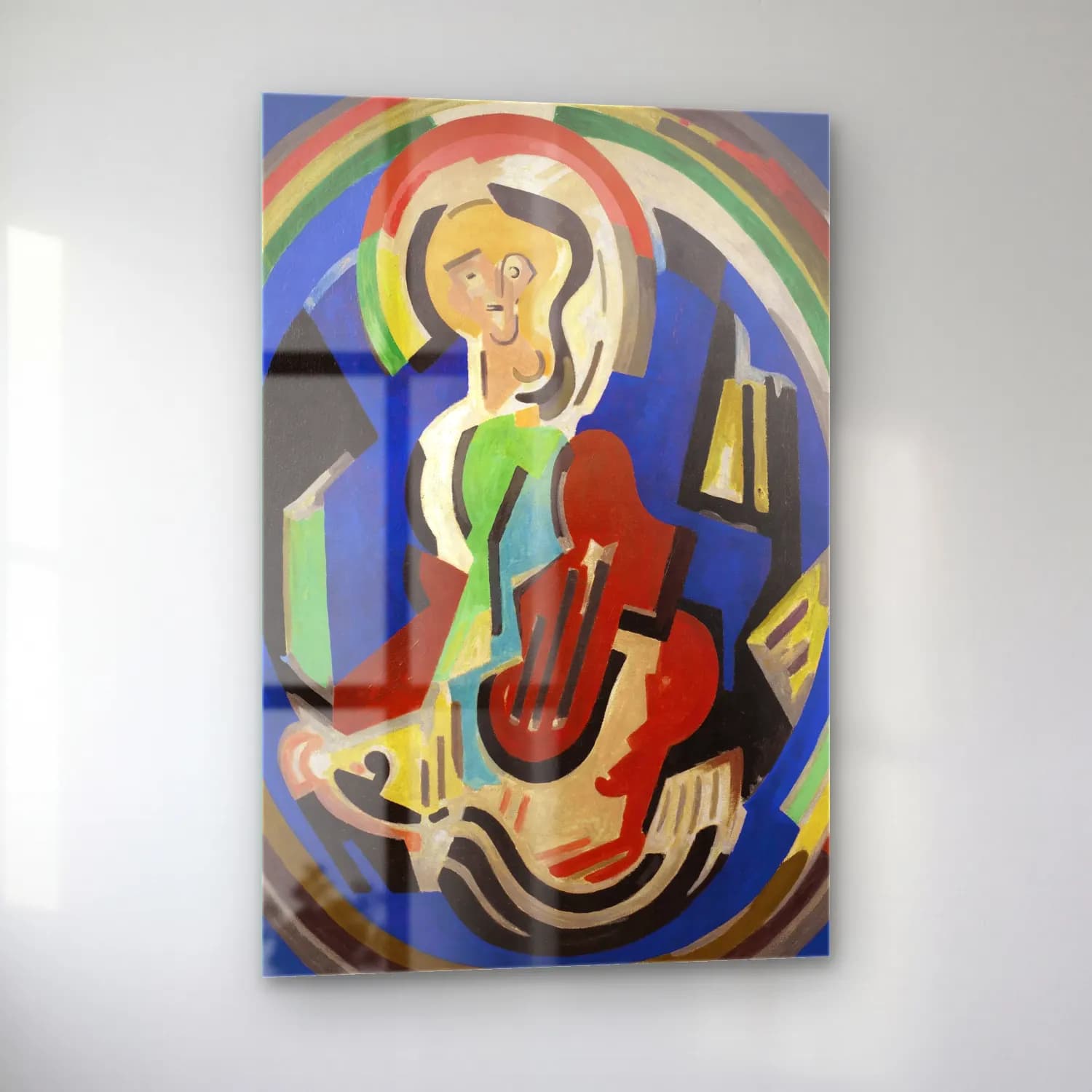 Albert Gleizes – Figure en gloire cam tablo — sol açıdan görünüm