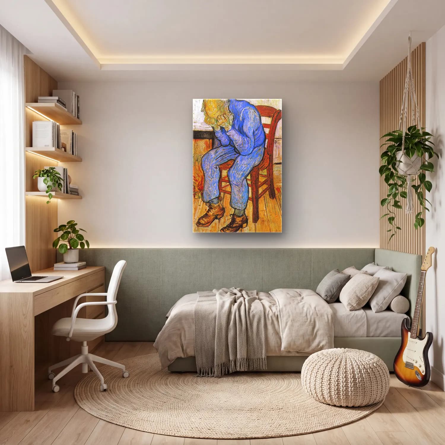 Vincent van Gogh – At Eternity s Gate cam tablo — genç odasında