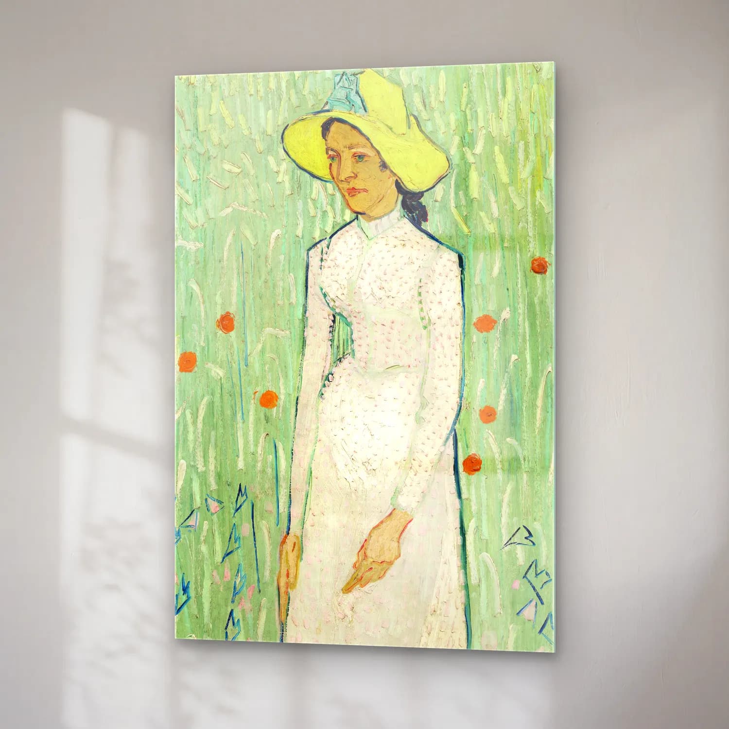 Vincent van Gogh – Girl in White cam tablo — sağ açıdan görünüm