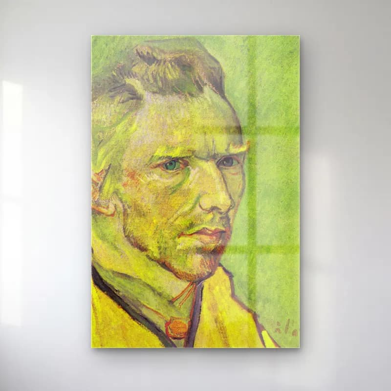 Vincent van Gogh – Self-Portrait cam tablo — Vincent van Gogh – Self-Portrait — empresyonist erkek portresi