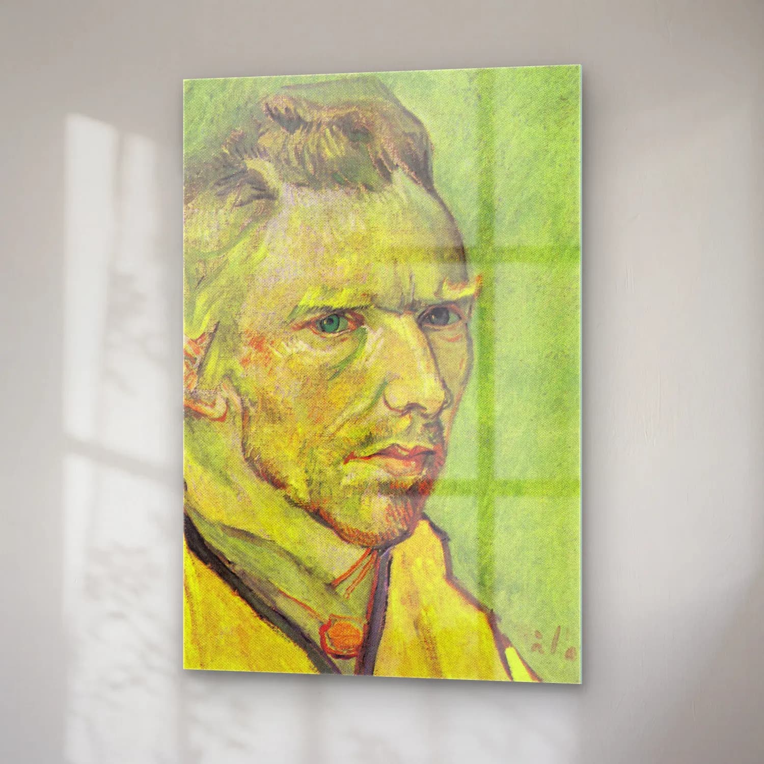 Vincent van Gogh – Self-Portrait cam tablo — sağ açıdan görünüm