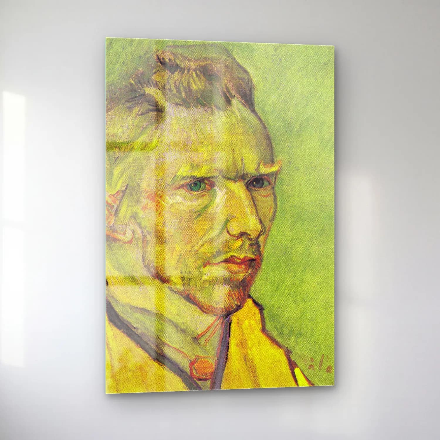 Vincent van Gogh – Self-Portrait cam tablo — sol açıdan görünüm