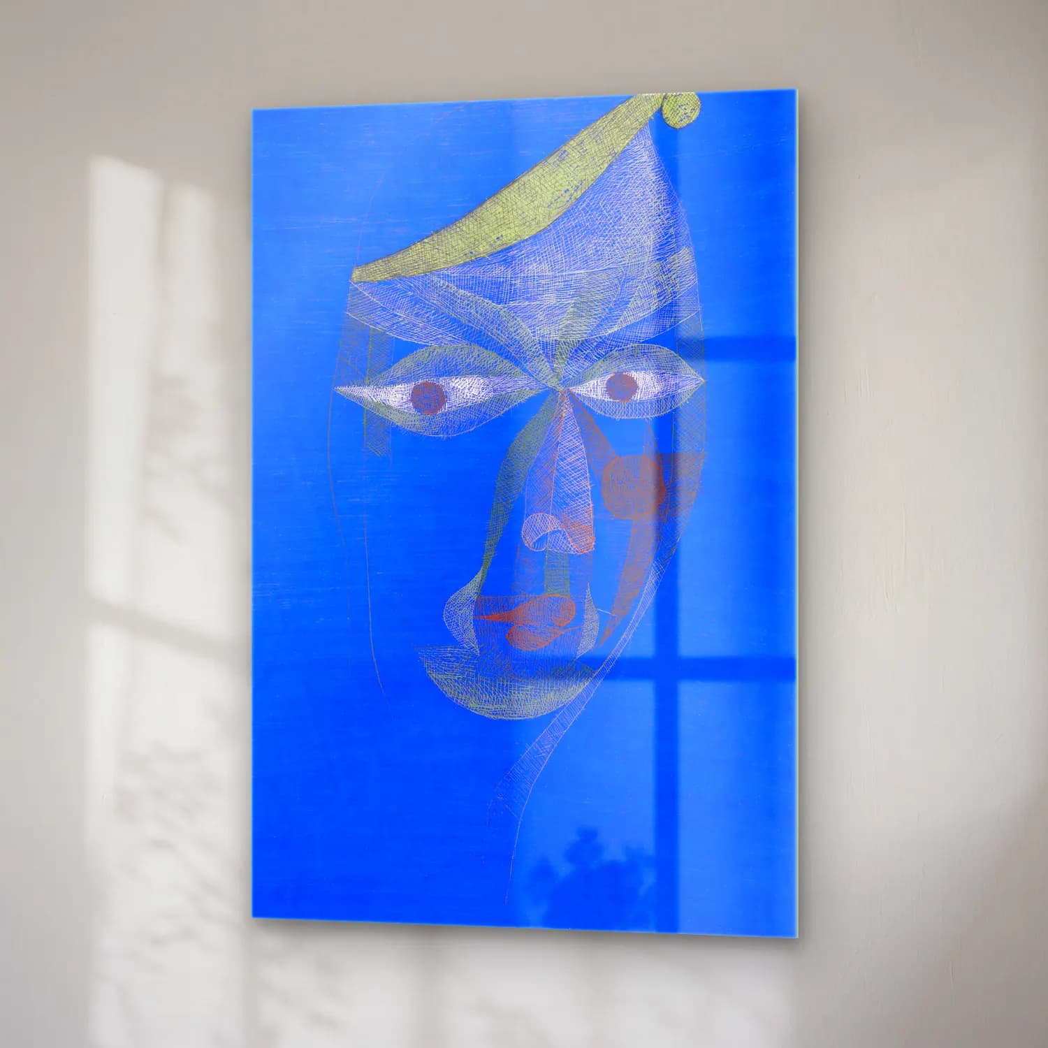 Paul Klee – Bildnis eines Asiaten (Portrait of an Oriental) cam tablo — sağ açıdan görünüm