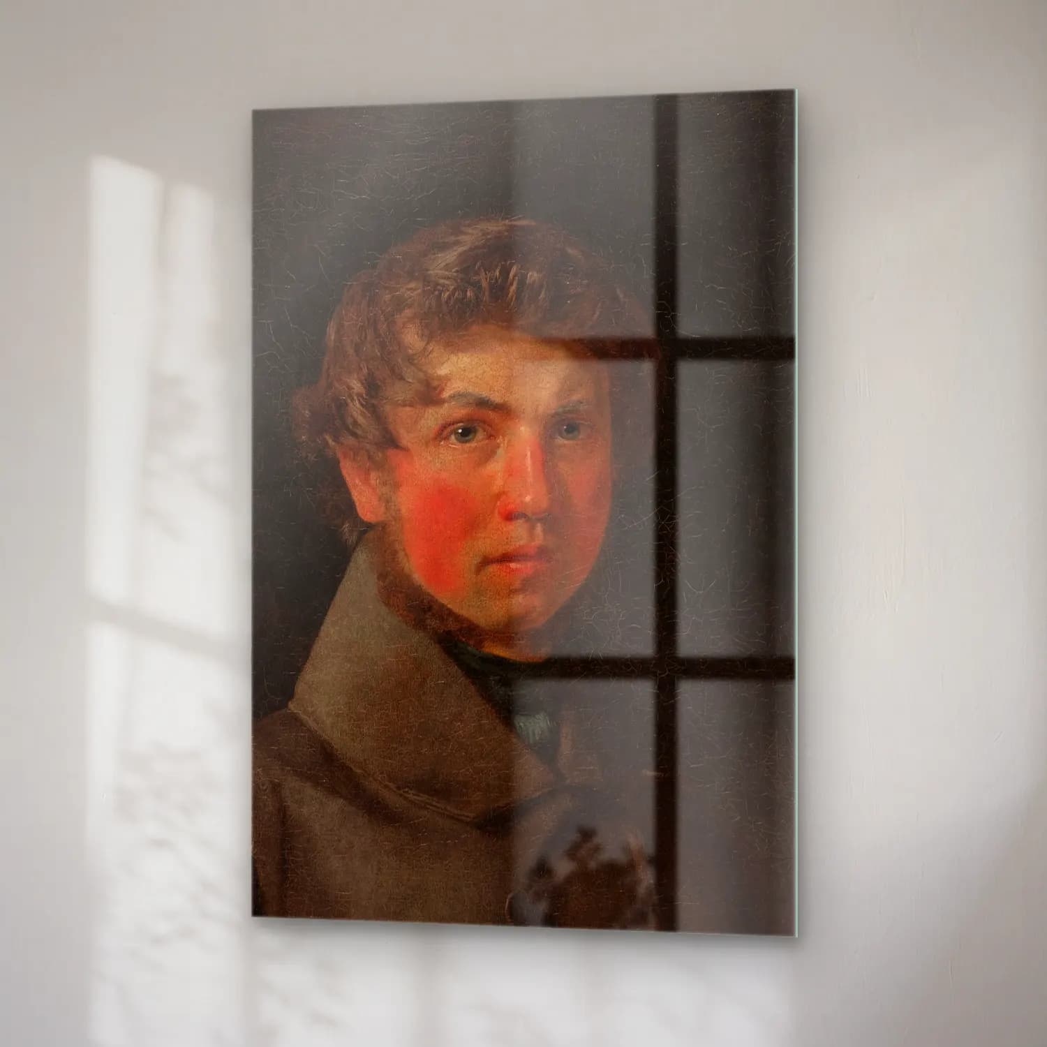 Christen Købke – Self-Portrait cam tablo — sağ açıdan görünüm