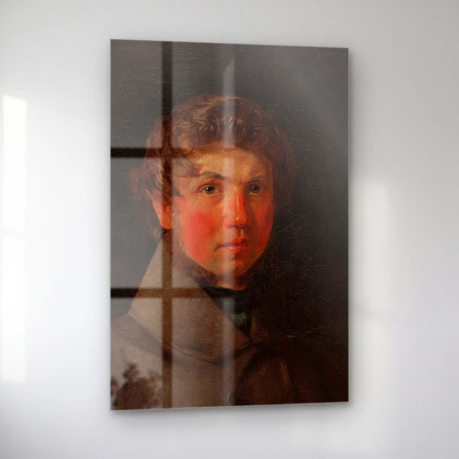 Christen Købke – Self-Portrait cam tablo — sol açıdan görünüm