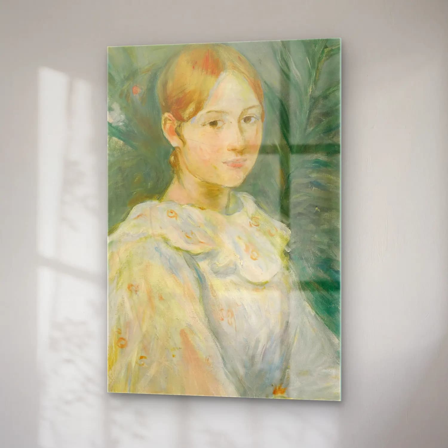 Berthe Morisot – Alice Gamby En Buste cam tablo — sağ açıdan görünüm
