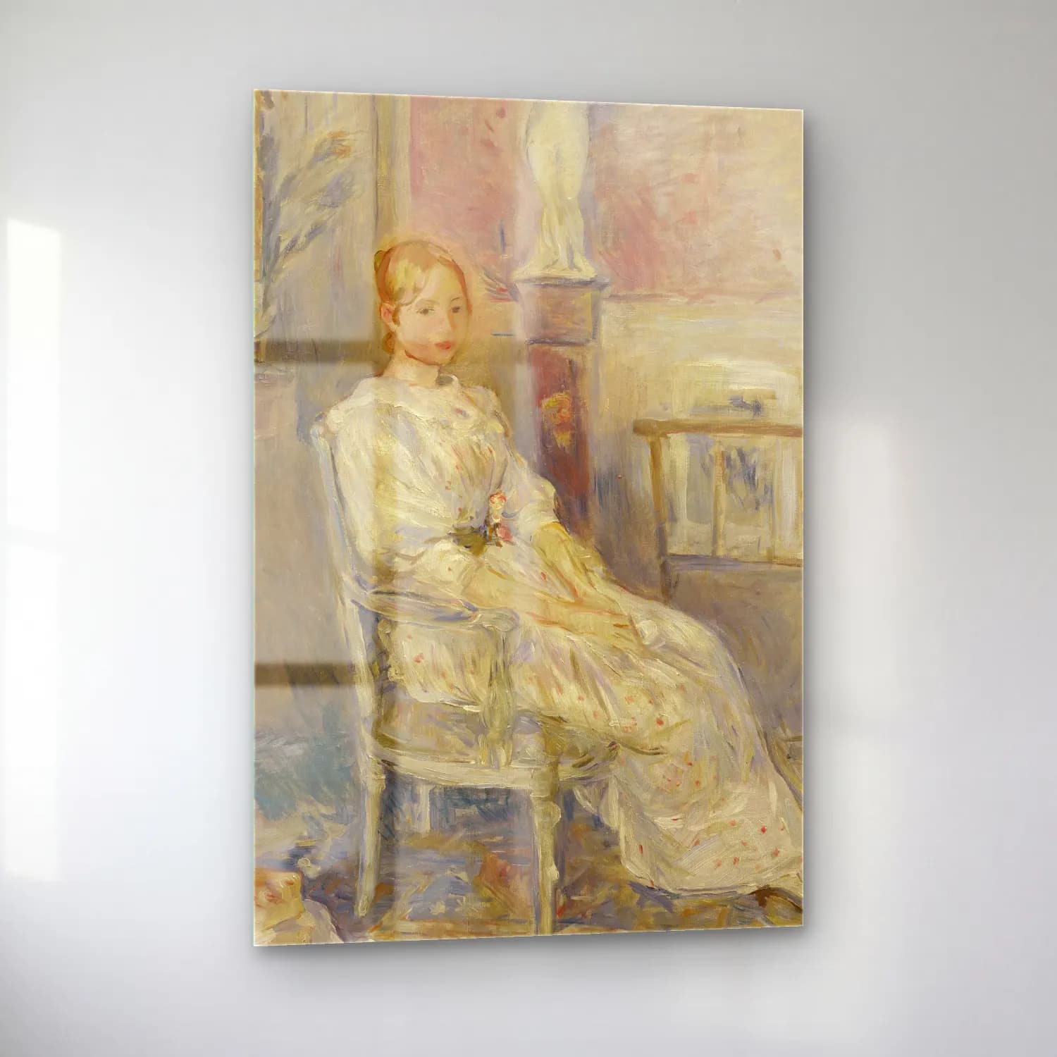 Berthe Morisot – Alice Gamby dans le salon cam tablo — sol açıdan görünüm