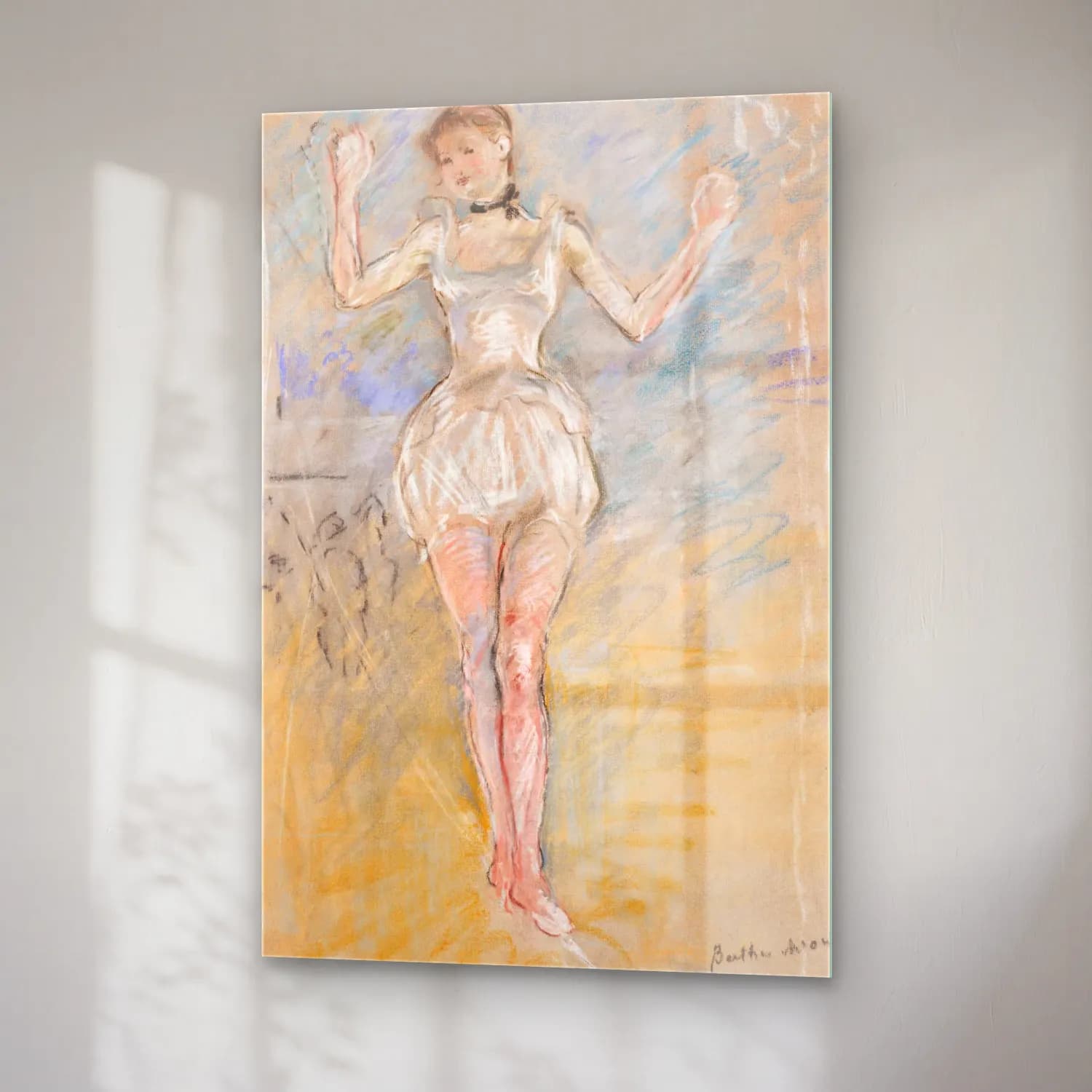 Berthe Morisot – Danseuse de corde cam tablo — sağ açıdan görünüm