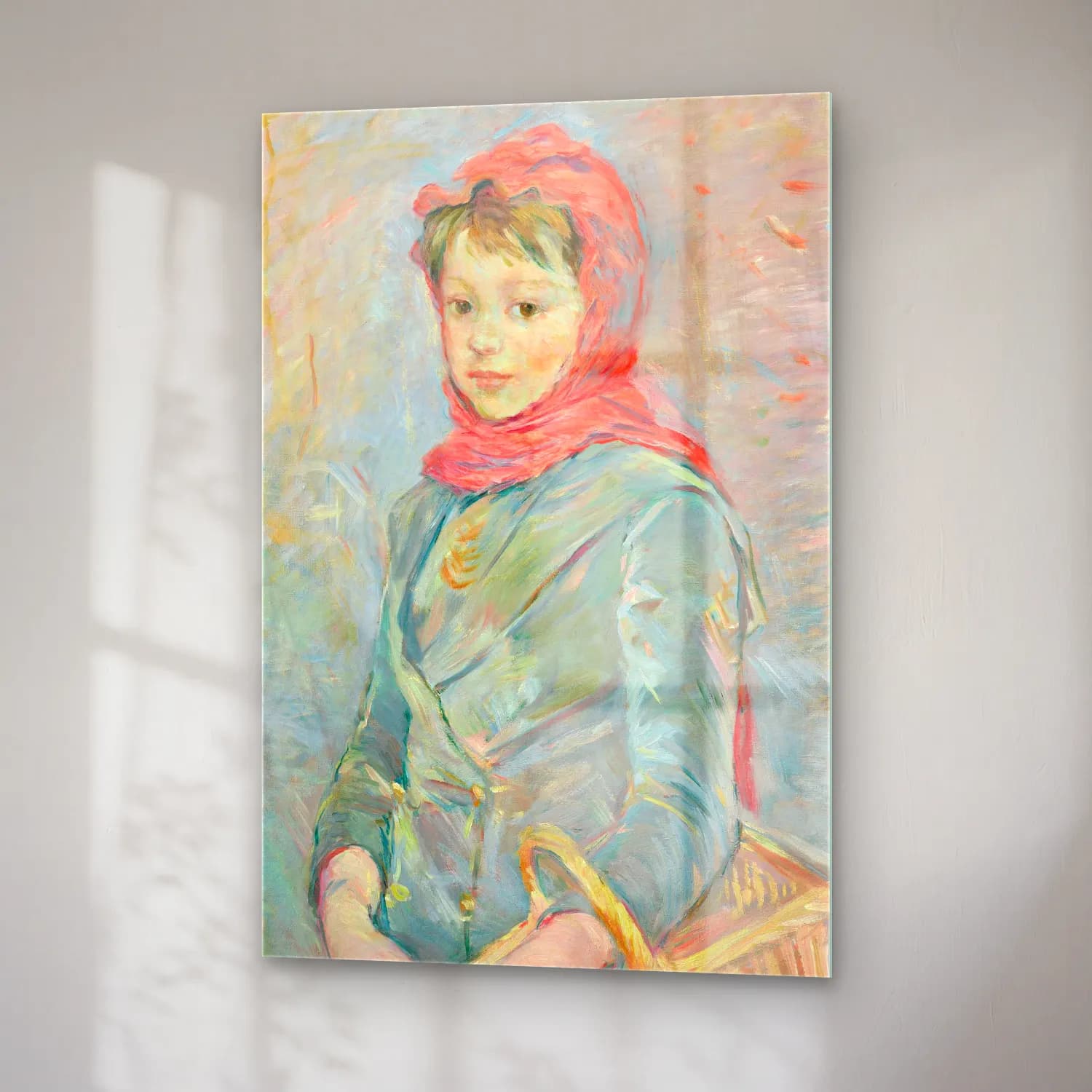 Berthe Morisot – Fillette portant un panier cam tablo — sağ açıdan görünüm