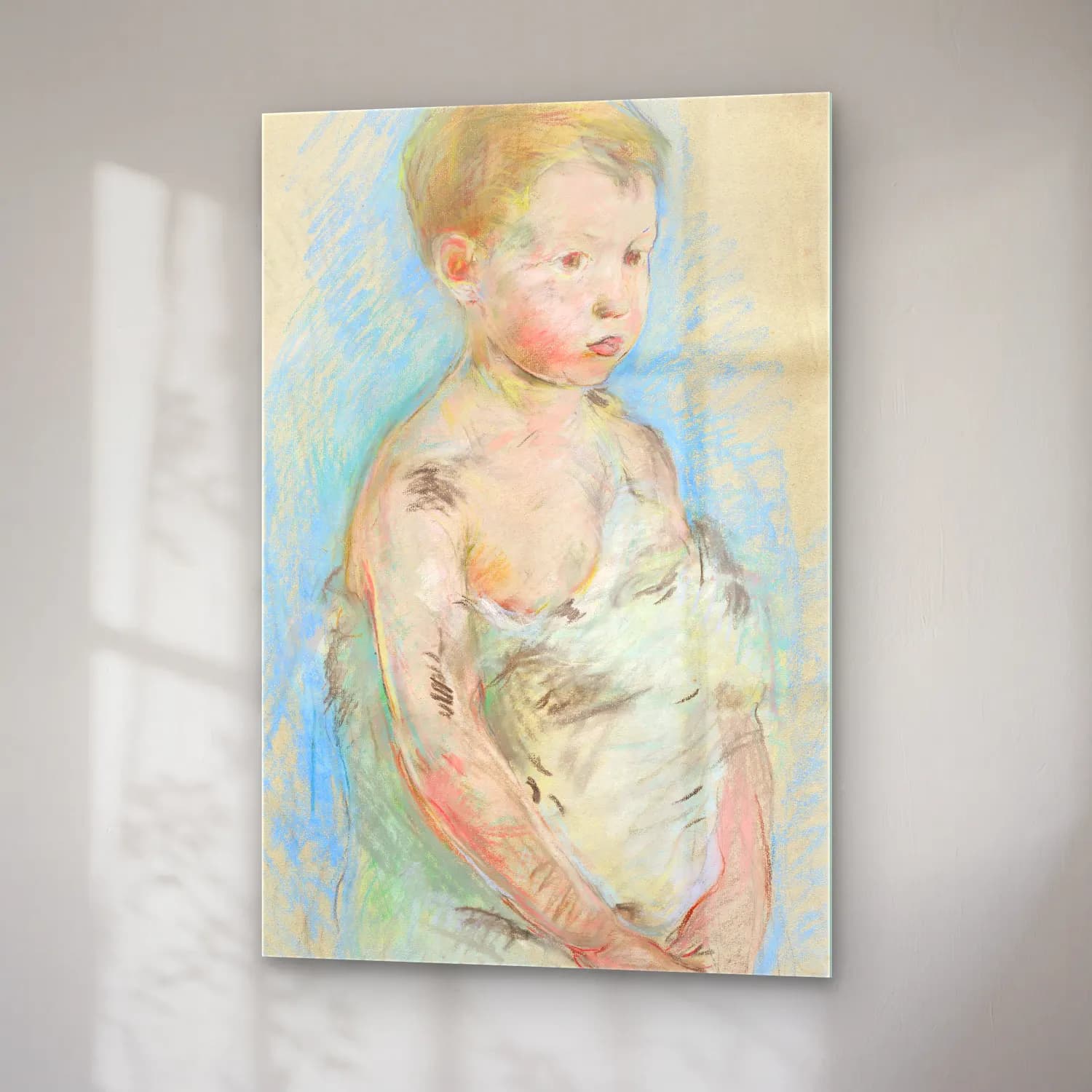 Berthe Morisot – Le Petit Saint-Jean cam tablo — sağ açıdan görünüm