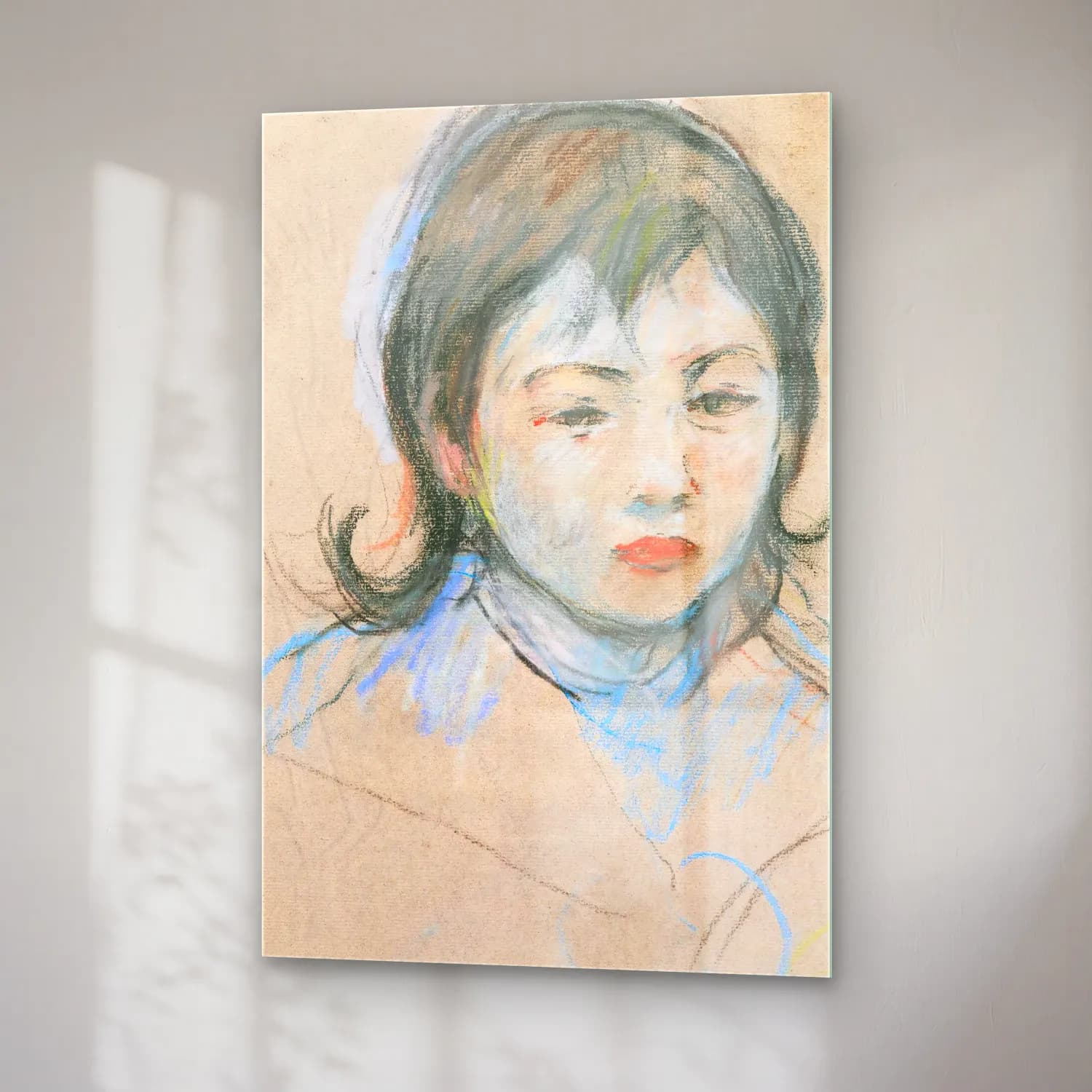 Berthe Morisot – Portrait D’enfant (Charly Thomas) cam tablo — sağ açıdan görünüm