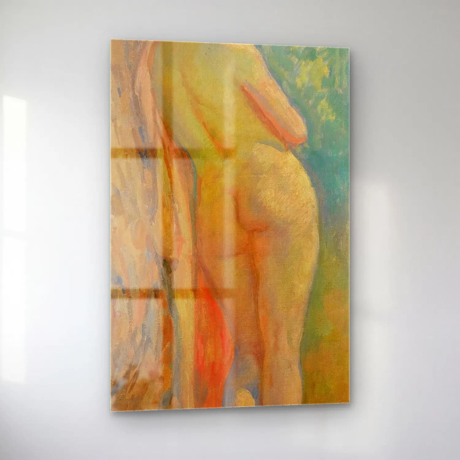 Theo van Rysselberghe – Baigneuse Debout De Dos cam tablo — sol açıdan görünüm