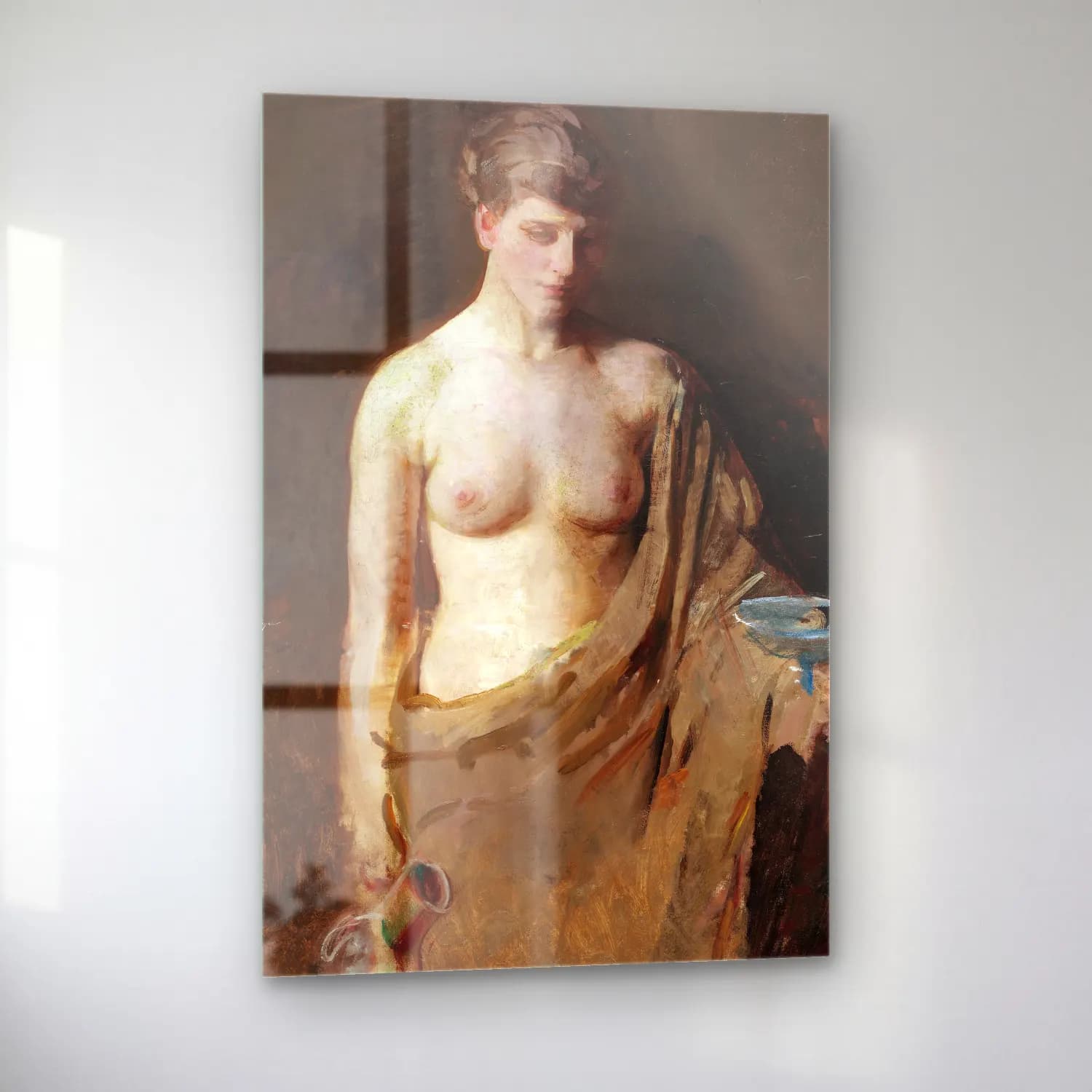 Abbott Handerson Thayer – Hebe (C. 1890) cam tablo — sol açıdan görünüm