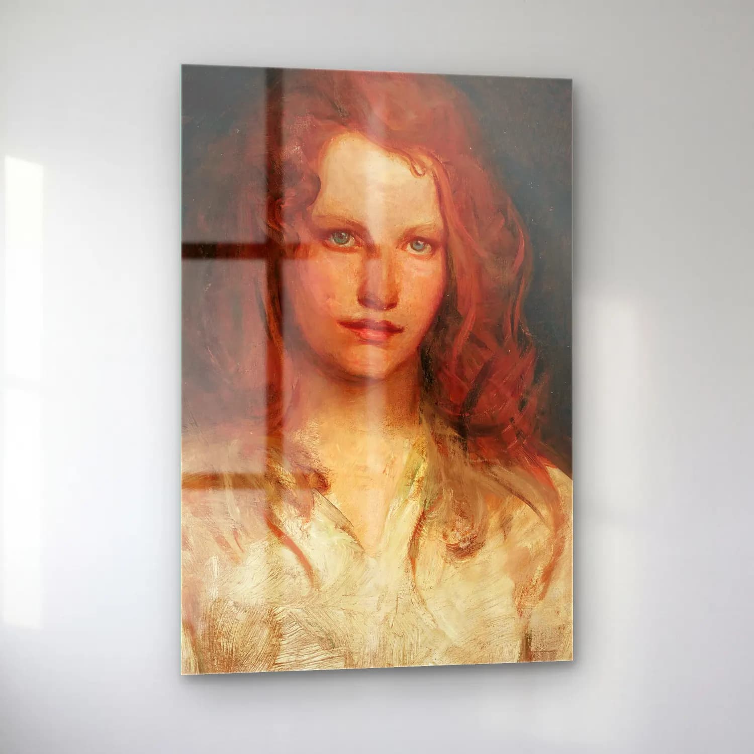 Abbott Handerson Thayer – Margaret McKittrick cam tablo — sol açıdan görünüm
