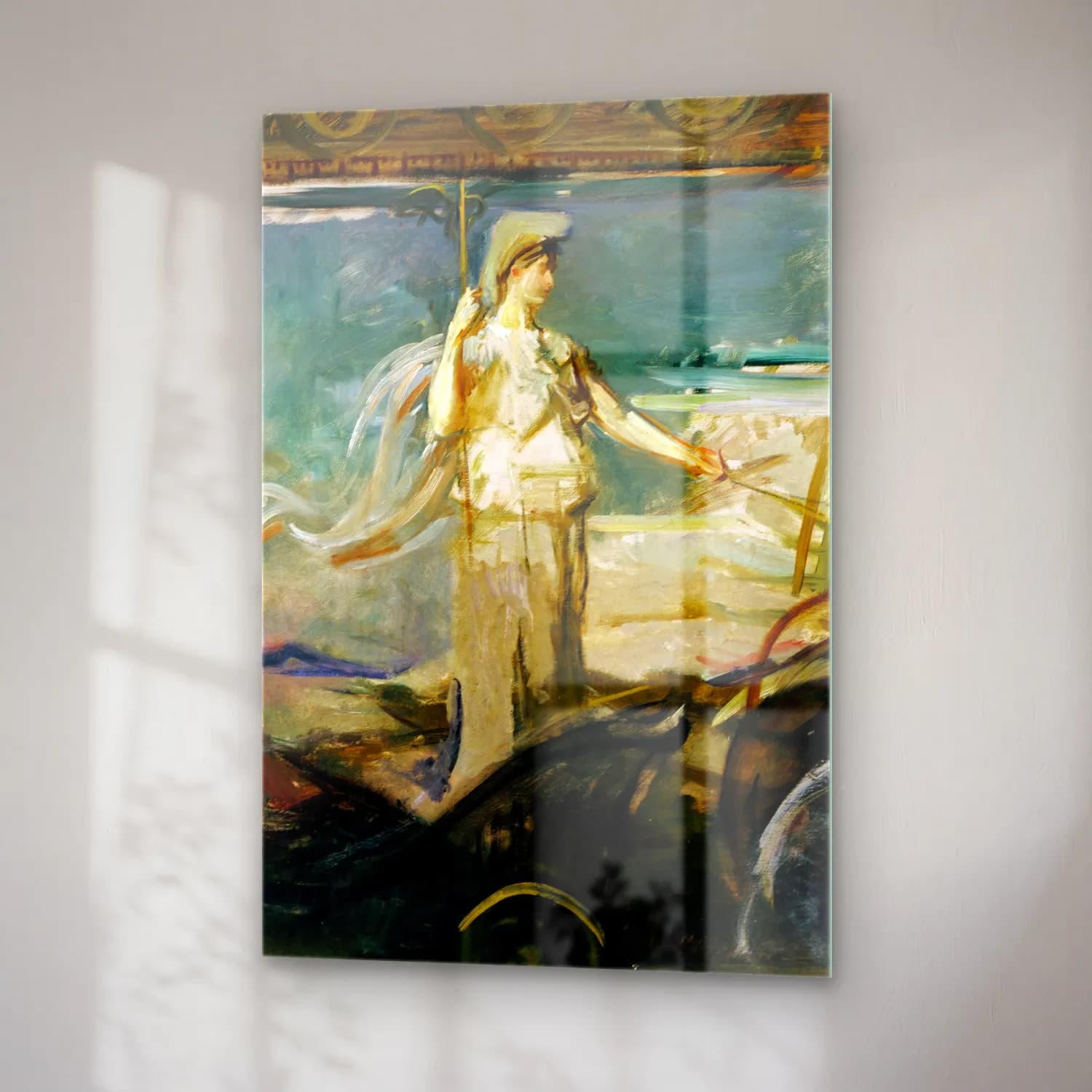 Abbott Handerson Thayer – Minerva in a Chariot cam tablo — sağ açıdan görünüm
