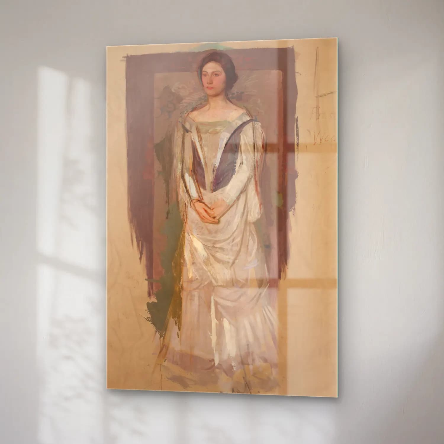 Abbott Handerson Thayer – Standing Woman cam tablo — sağ açıdan görünüm