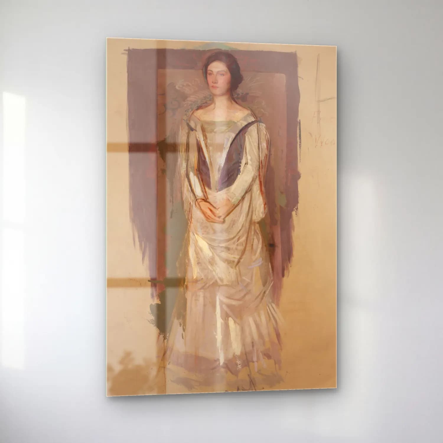 Abbott Handerson Thayer – Standing Woman cam tablo — sol açıdan görünüm