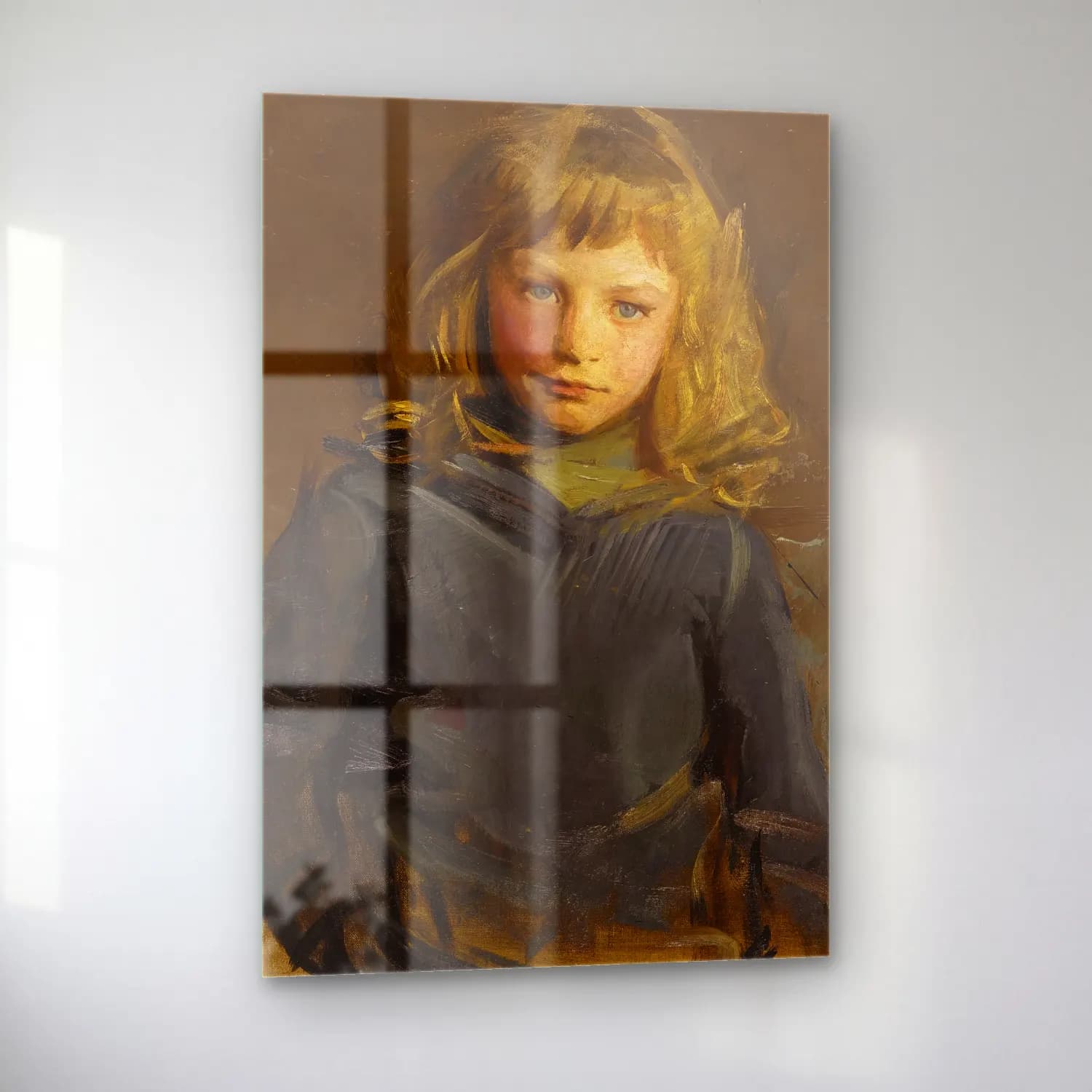 Abbott Handerson Thayer – Study for ‘Harry Whiting, Nephew of the Artist’ cam tablo — sol açıdan görünüm