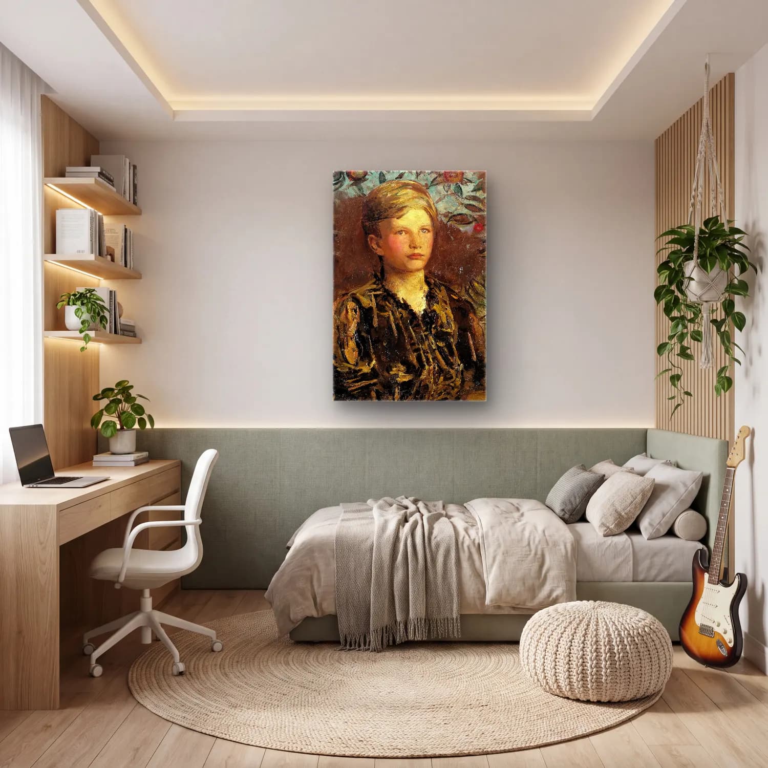 Abbott Handerson Thayer – Townsend Bradley Martin cam tablo — genç odasında