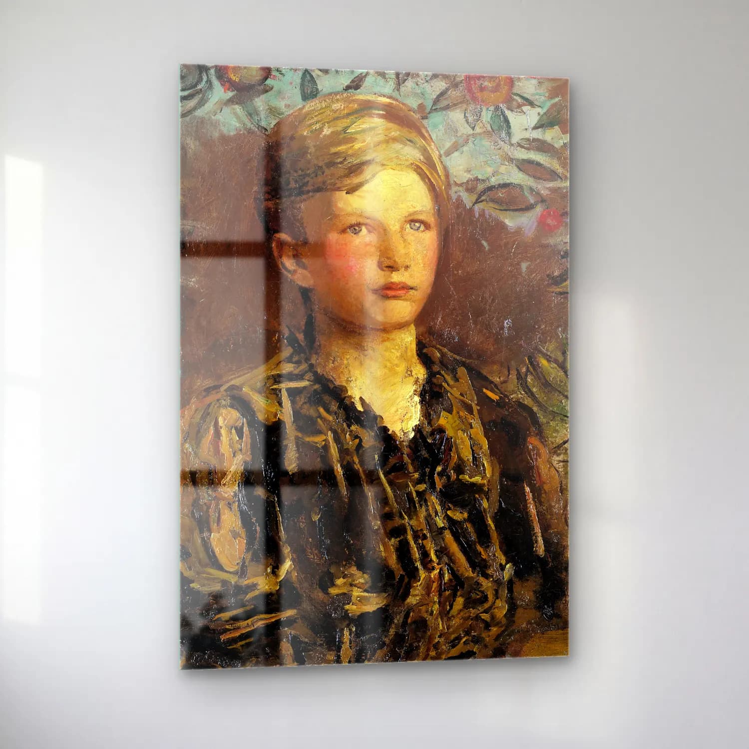 Abbott Handerson Thayer – Townsend Bradley Martin cam tablo — sol açıdan görünüm