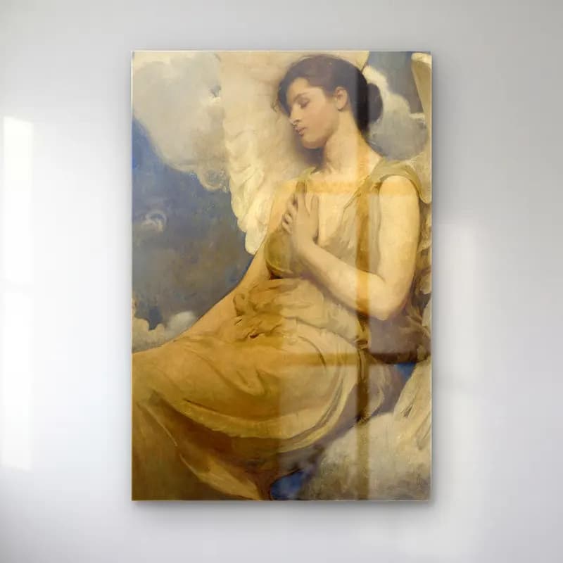 Abbott Handerson Thayer – Winged Figure cam tablo — Abbott Handerson Thayer – Winged Figure — empresyonist melek