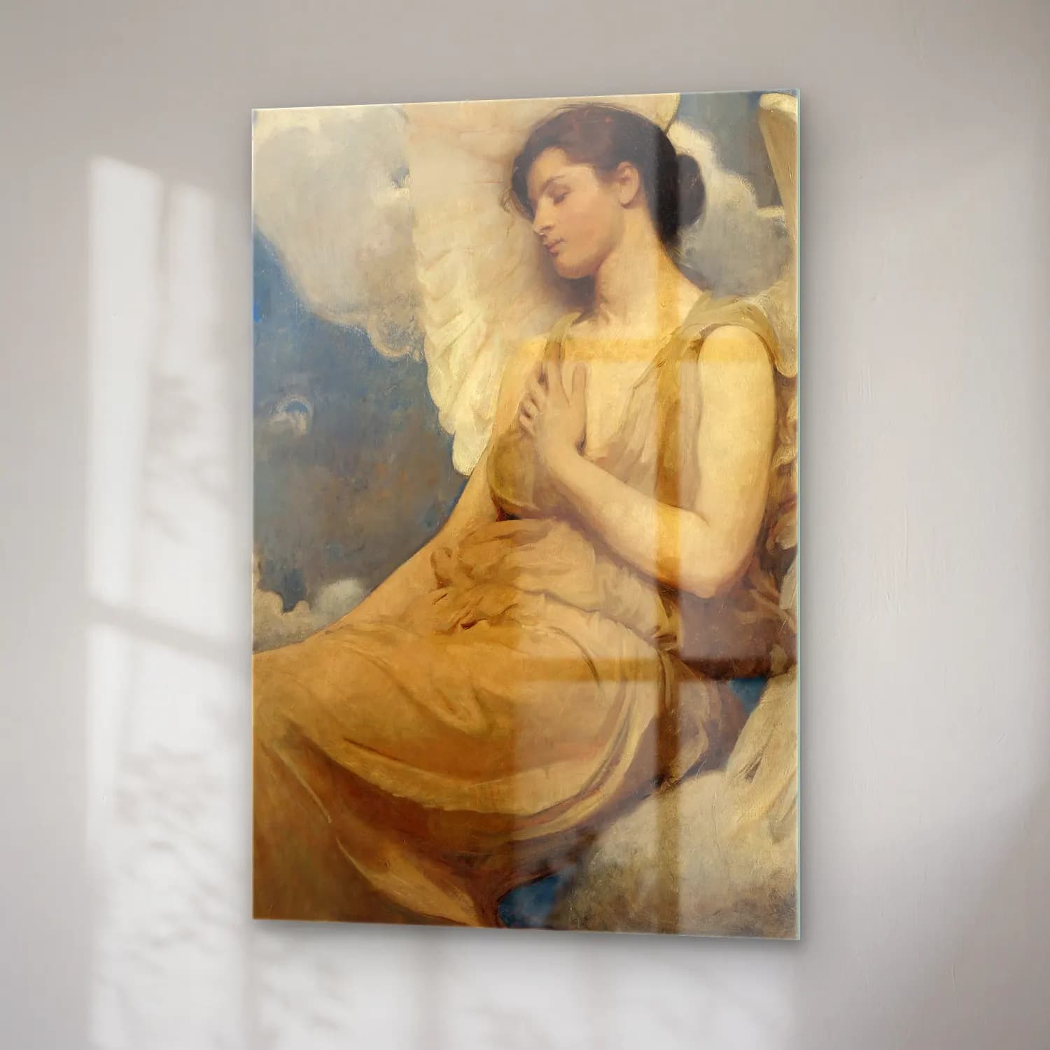 Abbott Handerson Thayer – Winged Figure cam tablo — sağ açıdan görünüm