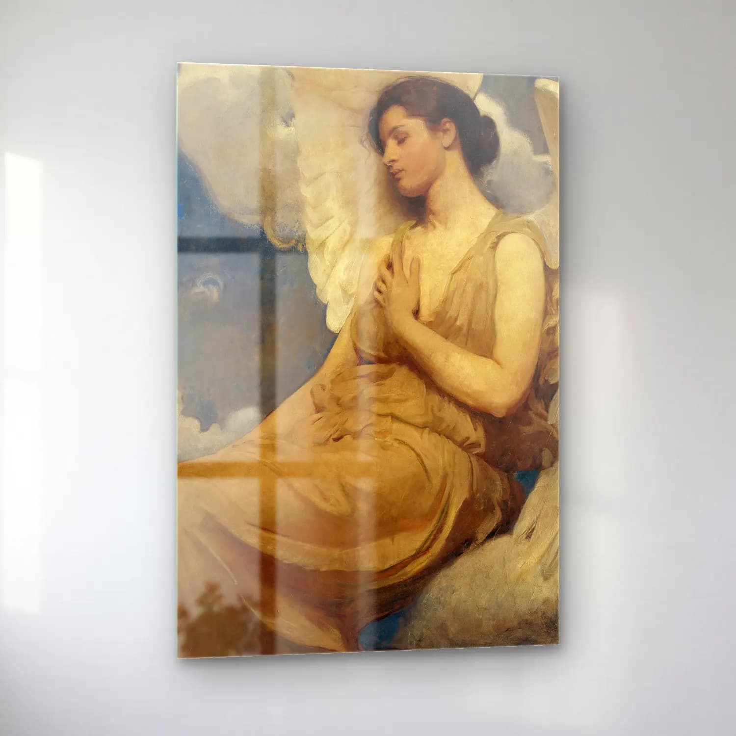 Abbott Handerson Thayer – Winged Figure cam tablo — sol açıdan görünüm