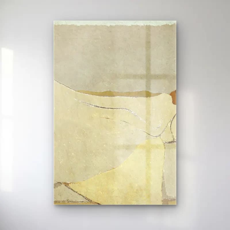 Édouard Vuillard – Melek cam tablo — Édouard Vuillard – Melek — modern soyut melek