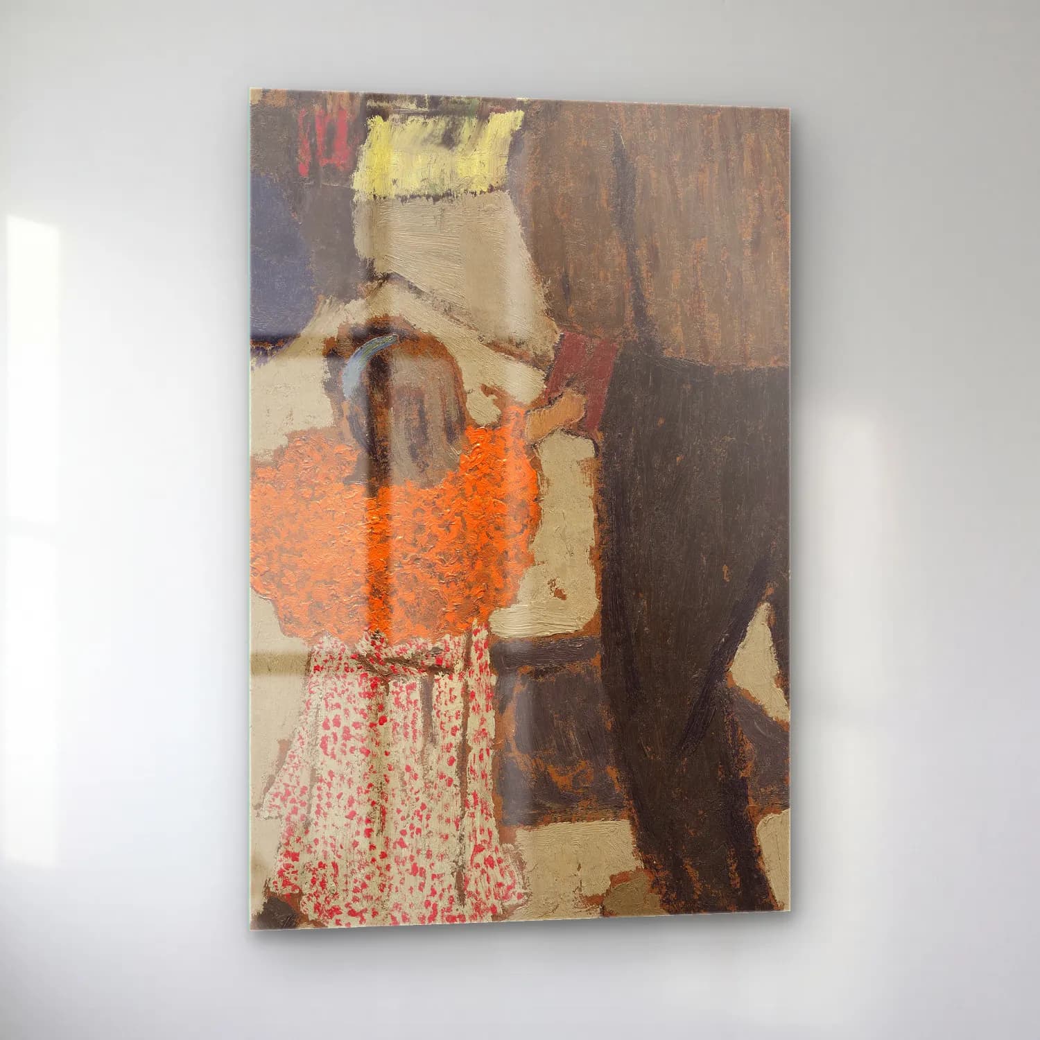 Édouard Vuillard – Anne ve Çocuk cam tablo — sol açıdan görünüm