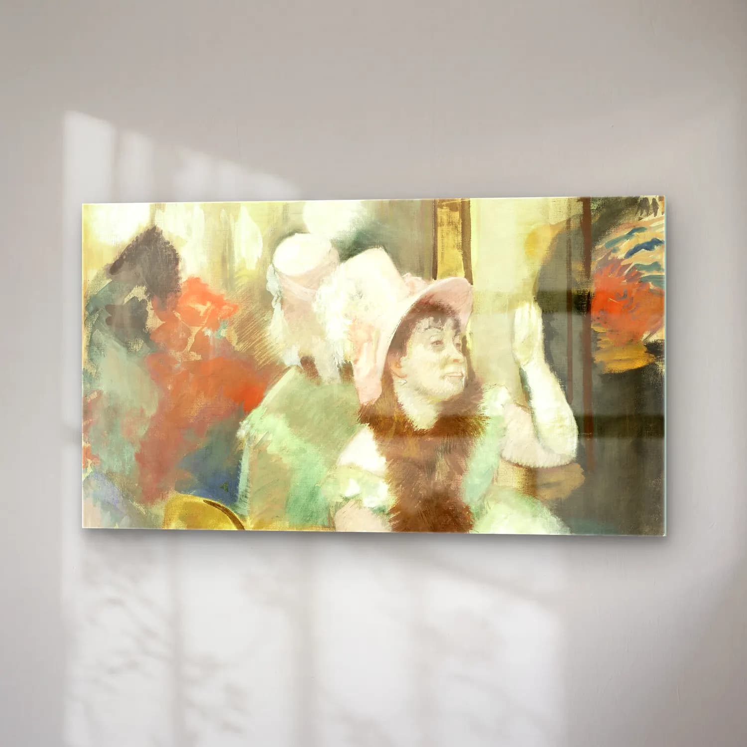 Edgar Degas – Portrait after a Costume Ball cam tablo — sağ açıdan görünüm