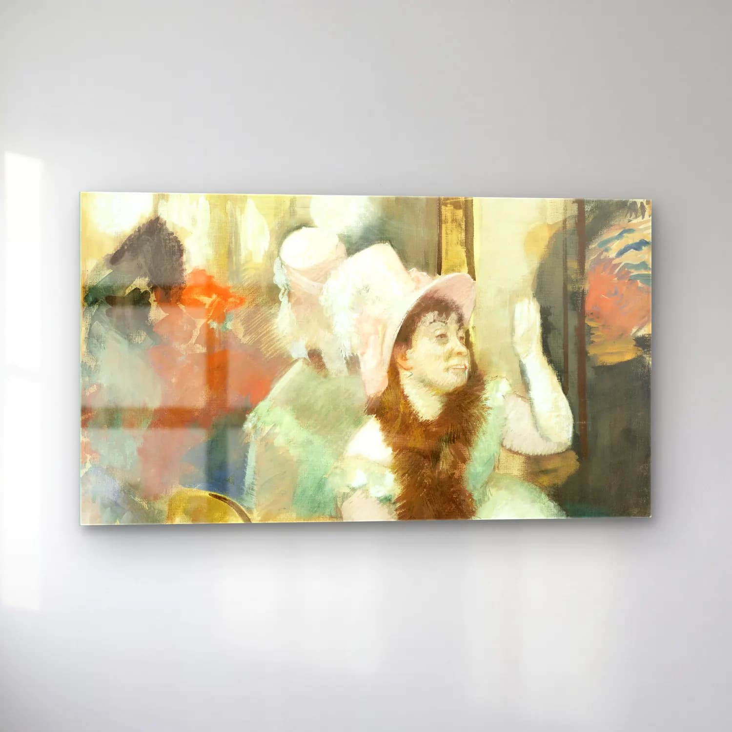 Edgar Degas – Portrait after a Costume Ball cam tablo — sol açıdan görünüm