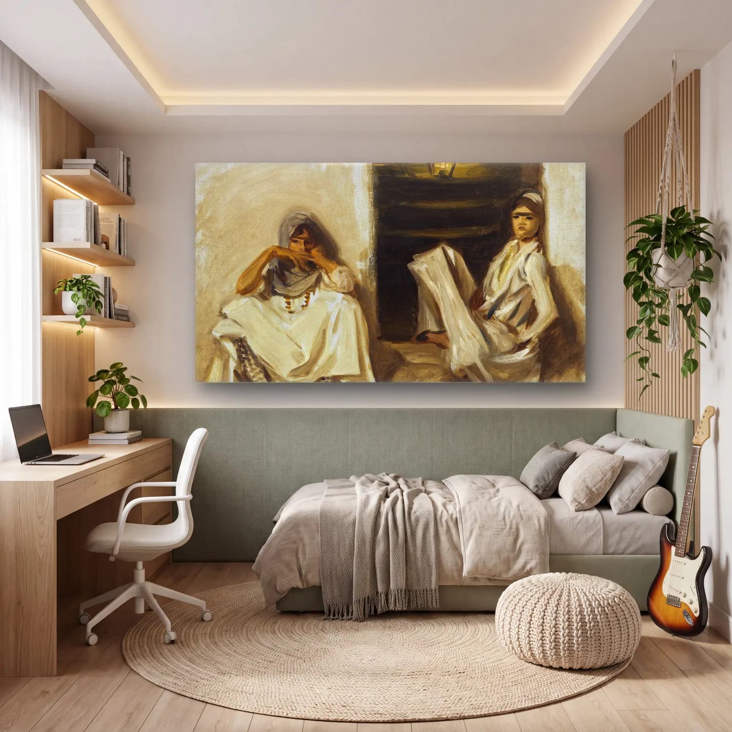 John Singer Sargent – Two Arab Women cam tablo — genç odasında