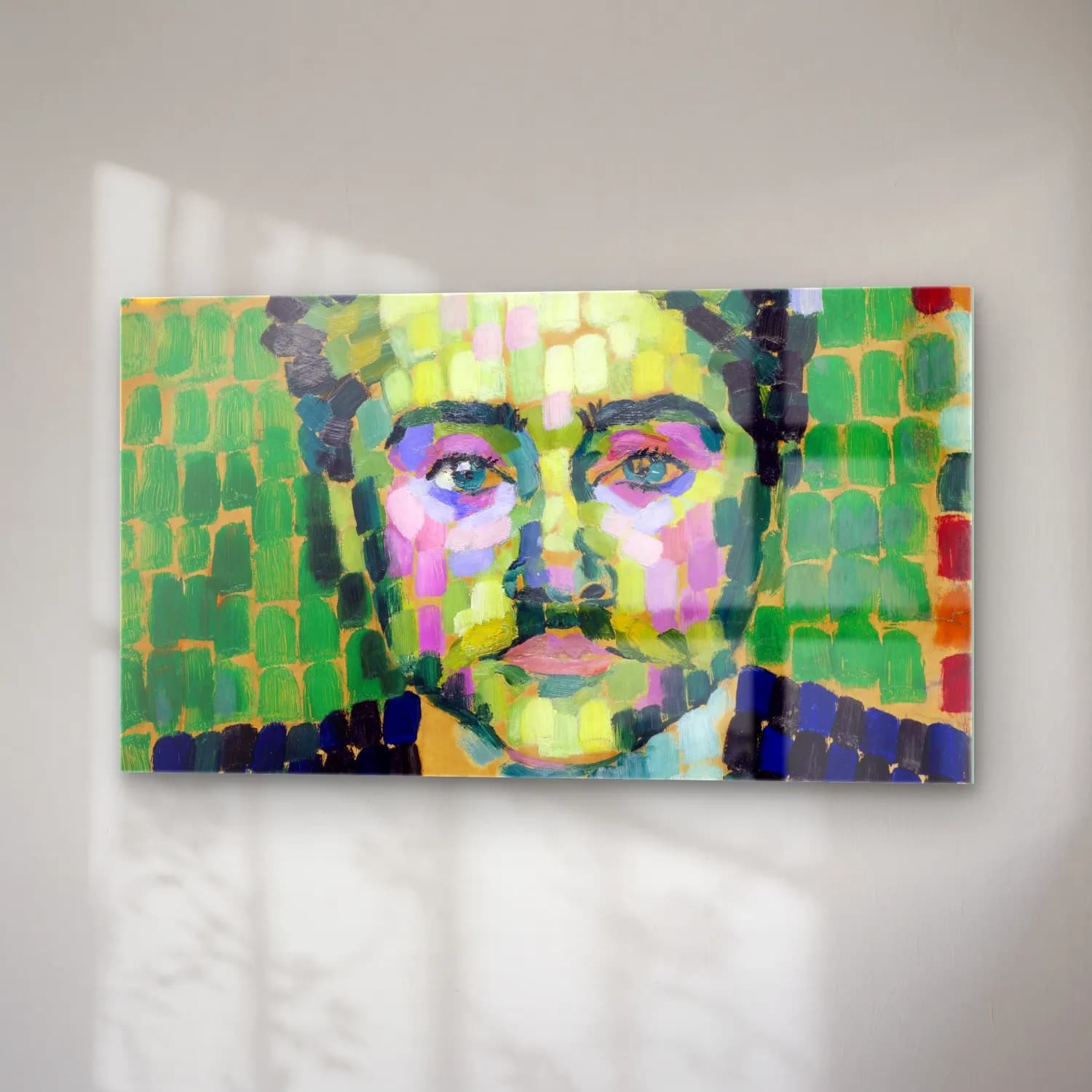 Robert Delaunay – Jean Metzinger – Yeşil Tonlar cam tablo — sağ açıdan görünüm
