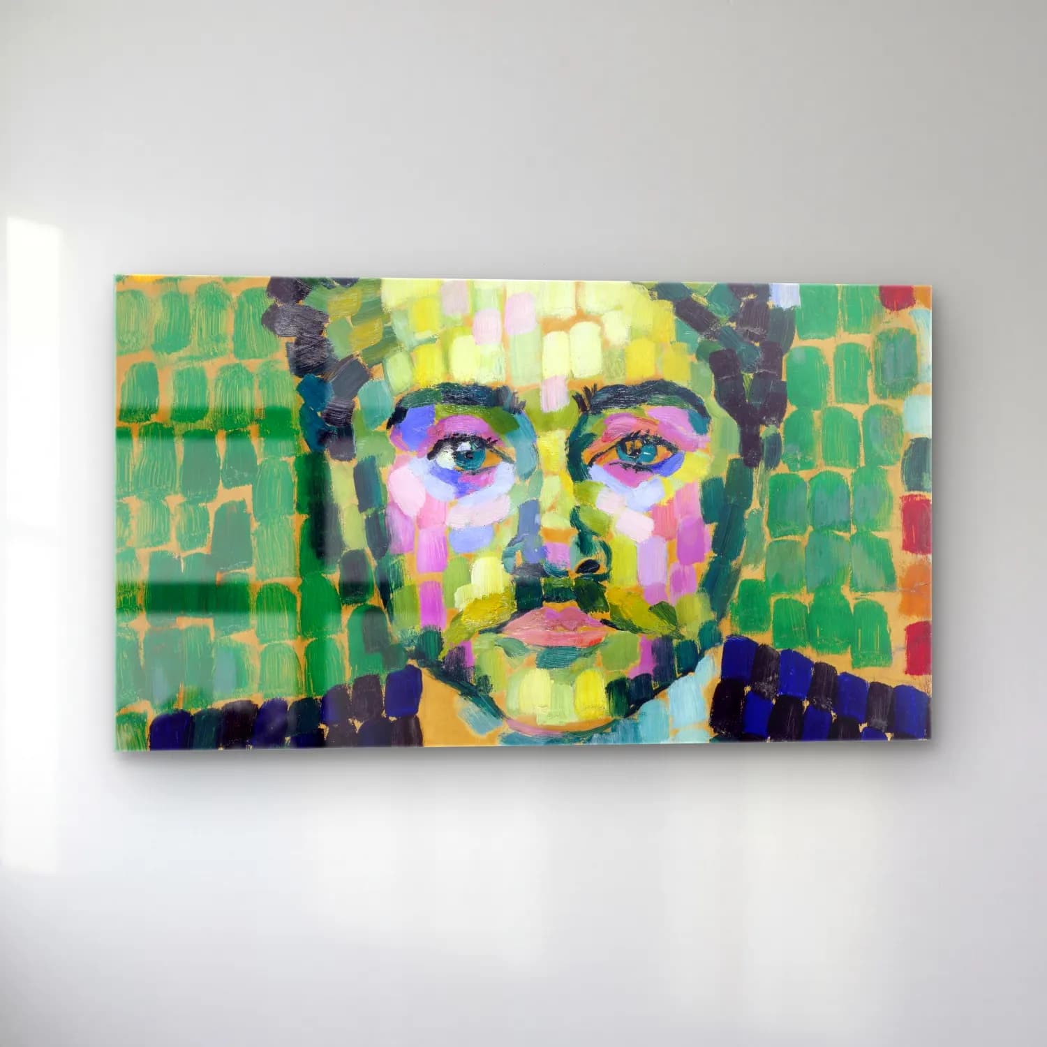 Robert Delaunay – Jean Metzinger – Yeşil Tonlar cam tablo — sol açıdan görünüm