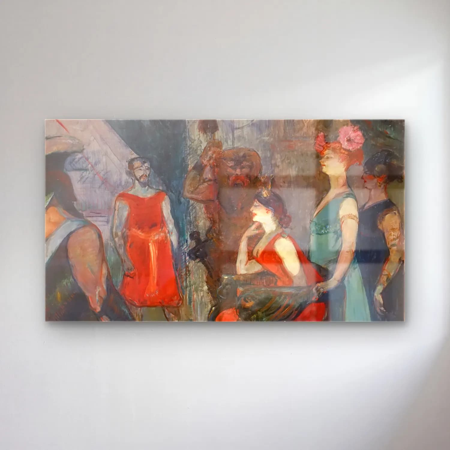 Henri de Toulouse-Lautrec – Messalina cam tablo — Henri de Toulouse-Lautrec – Messalina — empresyonist mitolojik sahne