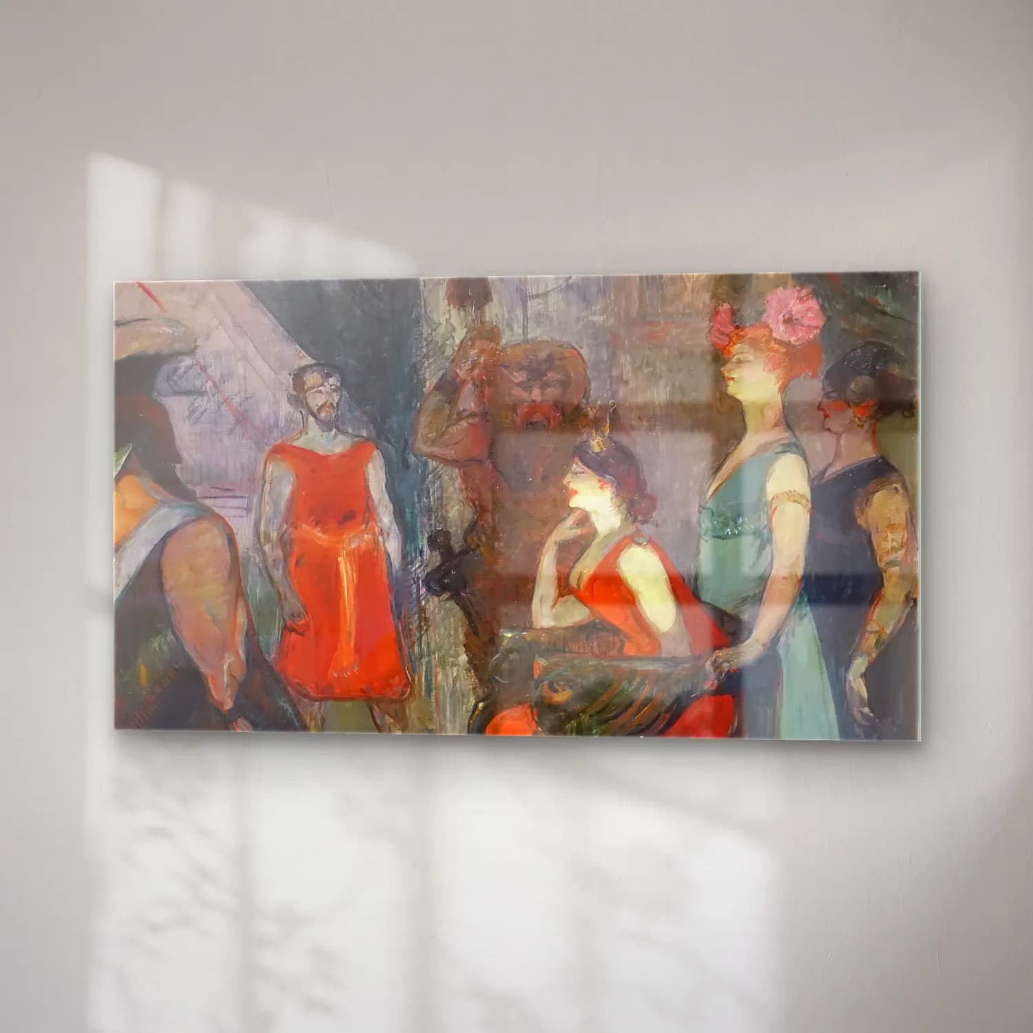 Henri de Toulouse-Lautrec – Messalina cam tablo — sağ açıdan görünüm