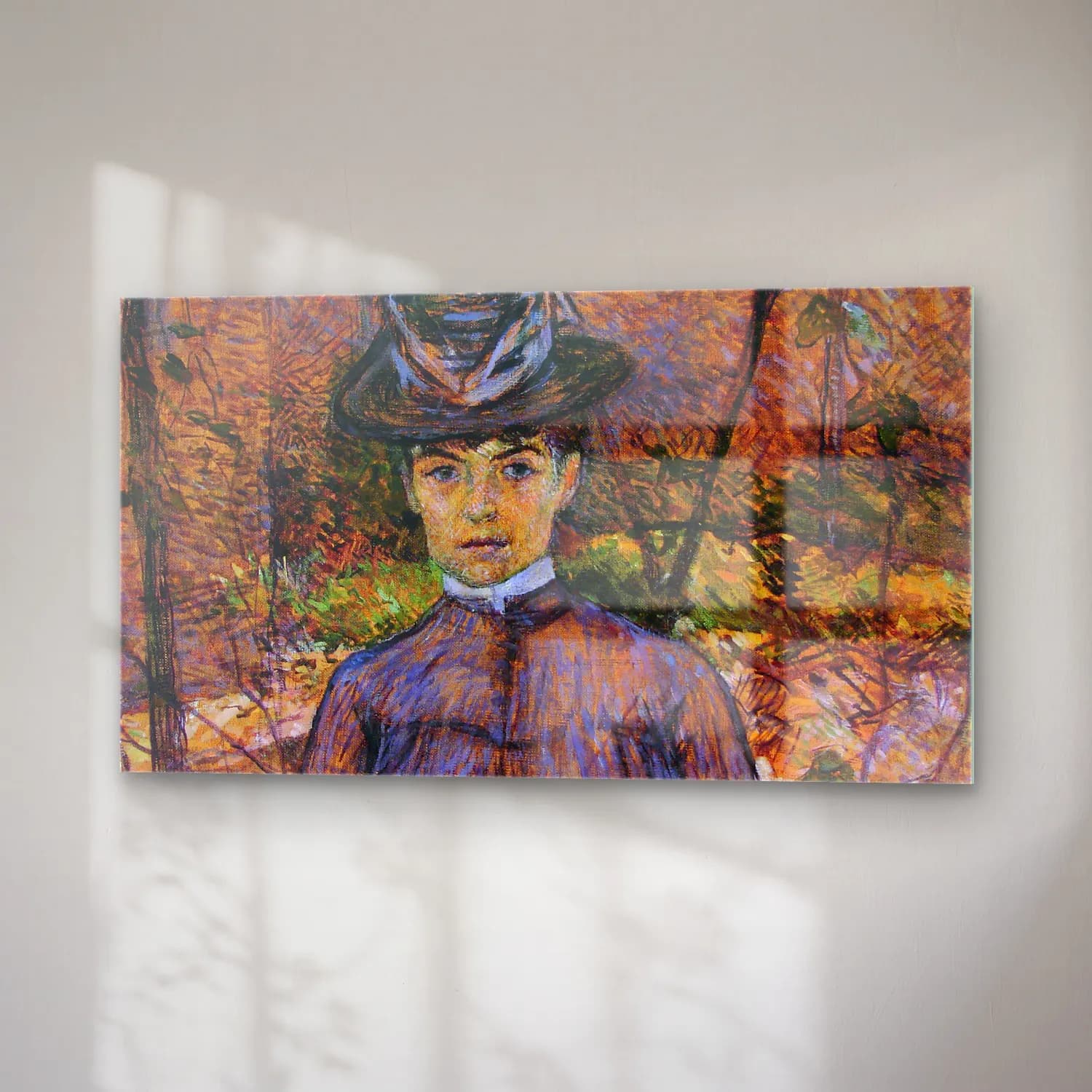 Henri de Toulouse-Lautrec – Portrait de Suzanne Valadon cam tablo — sağ açıdan görünüm