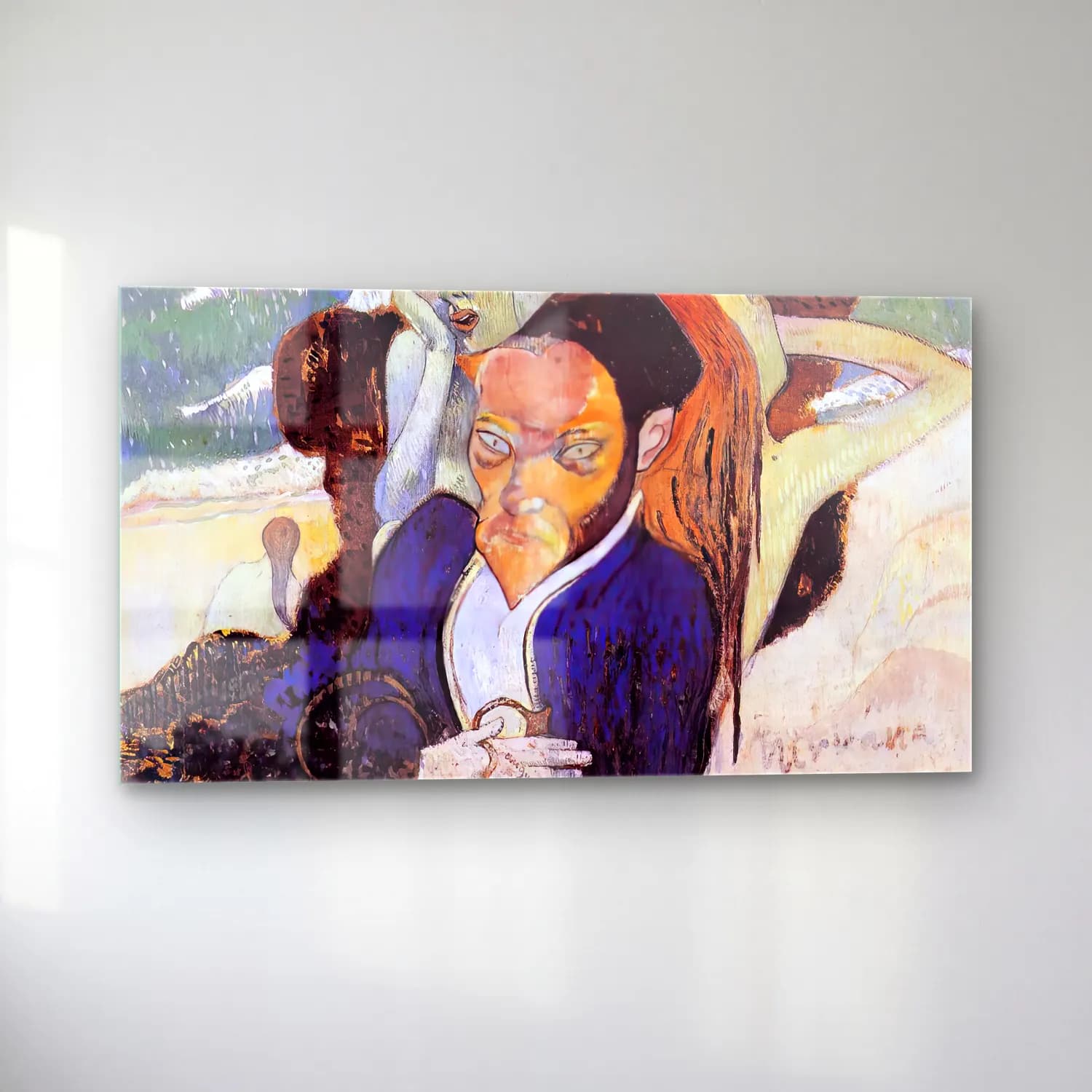 Paul Gauguin – Nirvana, Portrait of Meyer de Haan cam tablo — sol açıdan görünüm