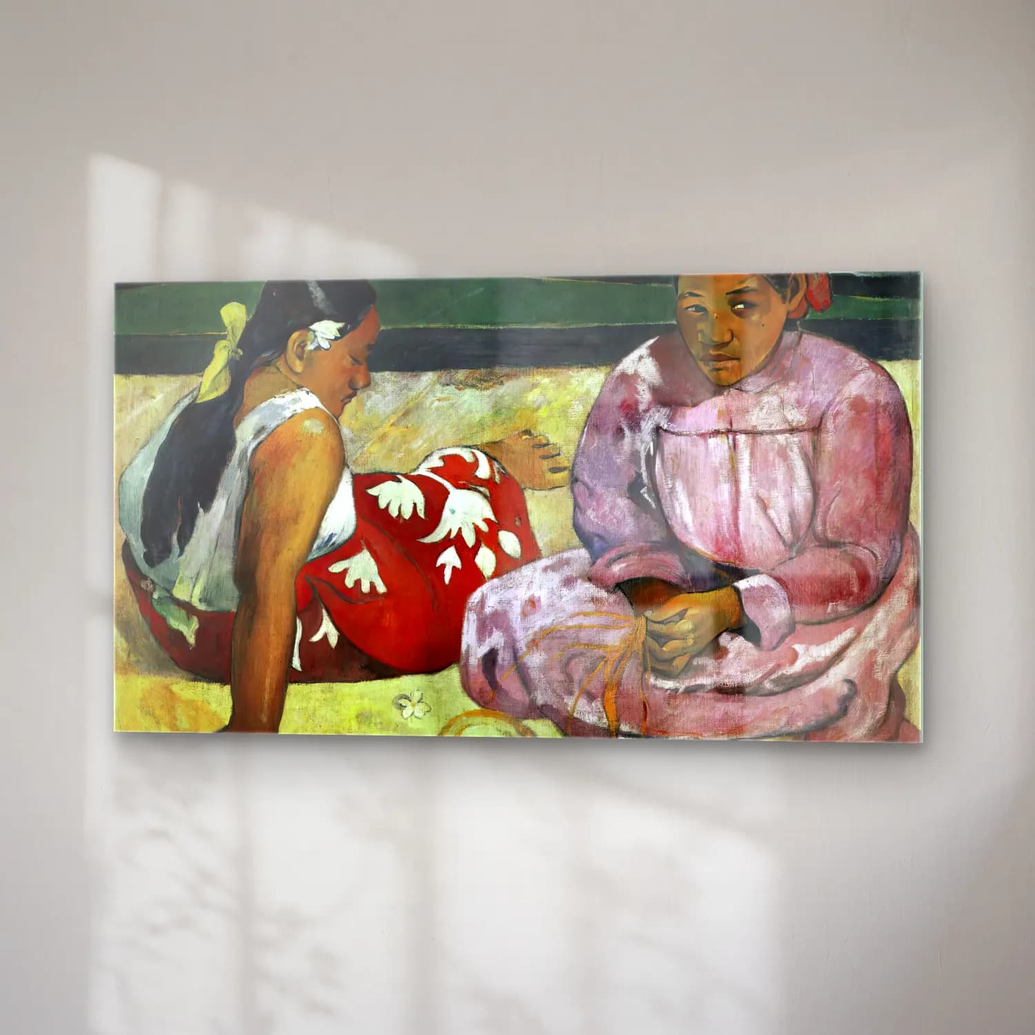 Paul Gauguin – Tahitian Women on the Beach cam tablo — sağ açıdan görünüm