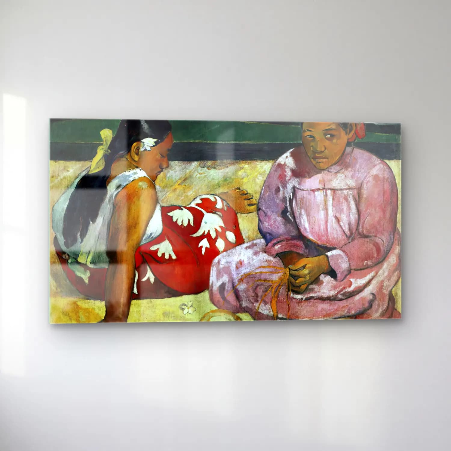 Paul Gauguin – Tahitian Women on the Beach cam tablo — sol açıdan görünüm