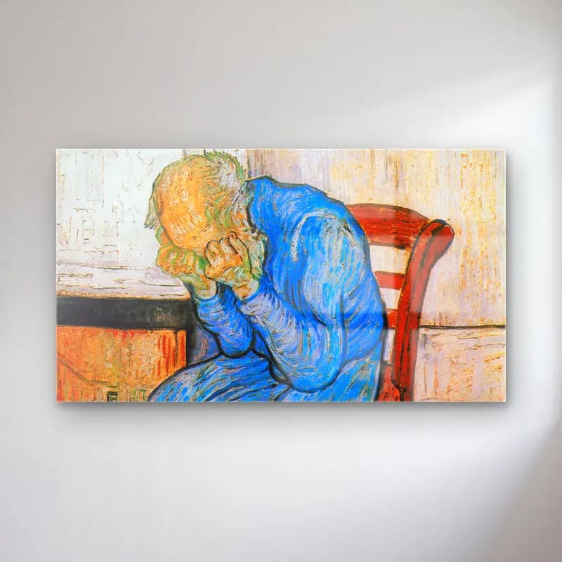 Vincent van Gogh – Van Gogh self-portrait cam tablo — Vincent van Gogh – Van Gogh self-portrait — empresyonist erkek portresi