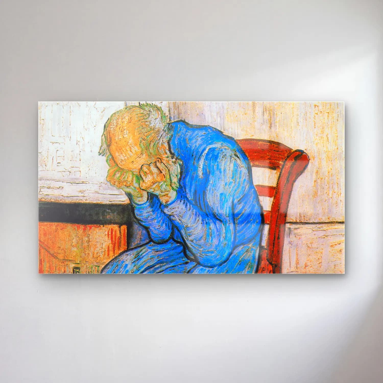 Vincent van Gogh – Van Gogh self-portrait cam tablo — Vincent van Gogh – Van Gogh self-portrait — empresyonist erkek portresi