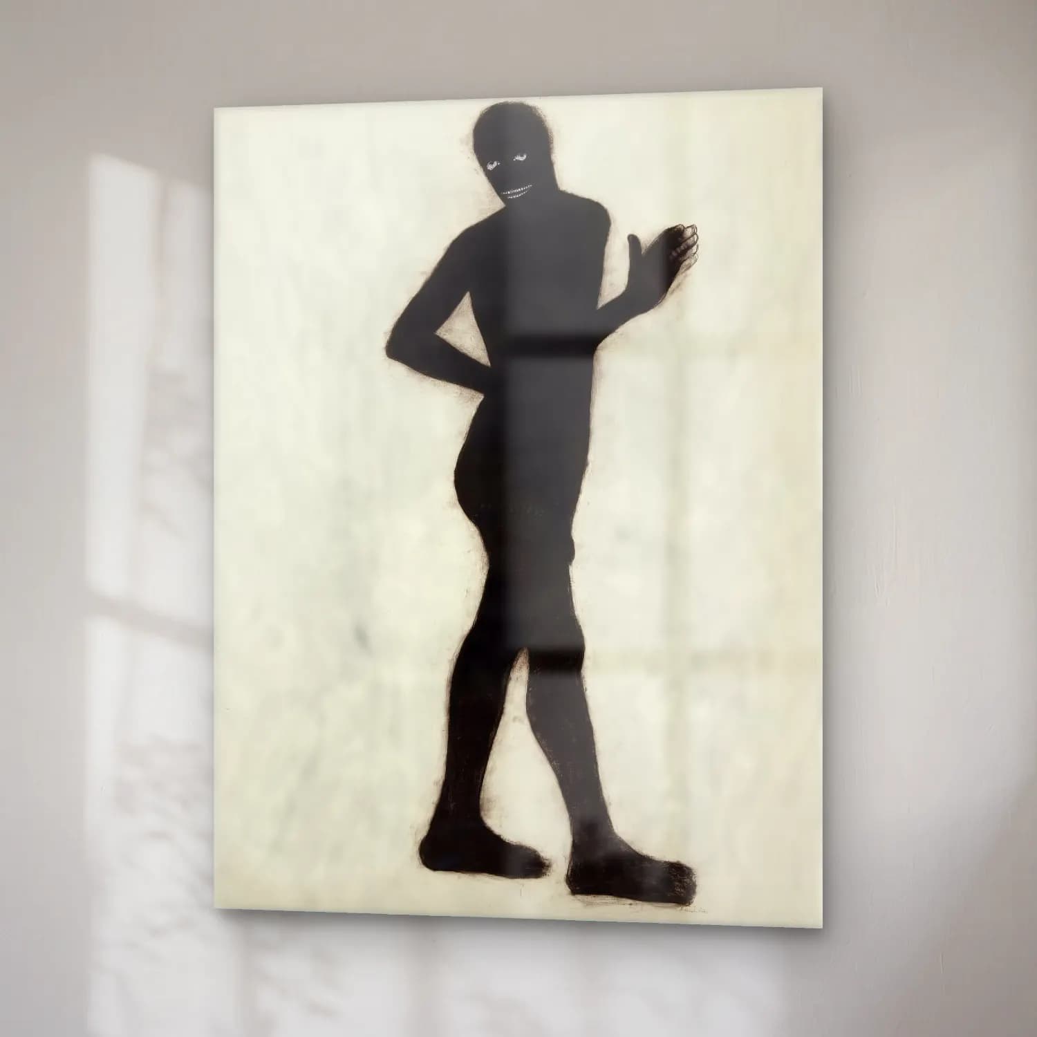 Kerry James Marshall – Kadın Silueti cam tablo — sağ açıdan görünüm