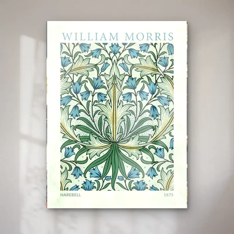 Botanik İllüstrasyon Çiçek Deseni No. 32 cam tablo — Botanik İllüstrasyon Çiçek Deseni No. 32 — botanik i̇llüstrasyon çiçek deseni