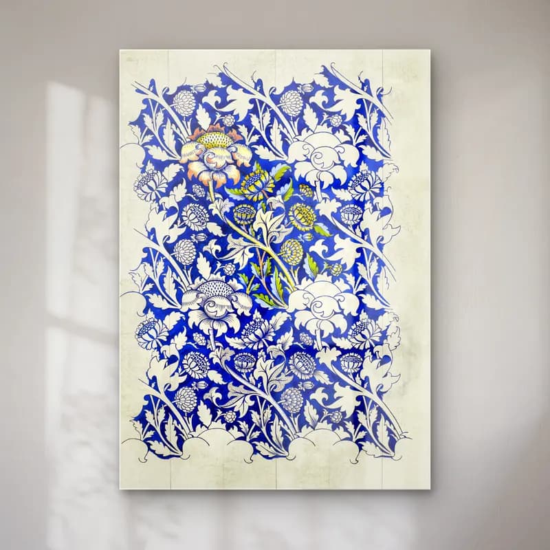 Botanik İllüstrasyon Çiçek Deseni No. 56 cam tablo — Botanik İllüstrasyon Çiçek Deseni No. 56 — botanik i̇llüstrasyon çiçek deseni