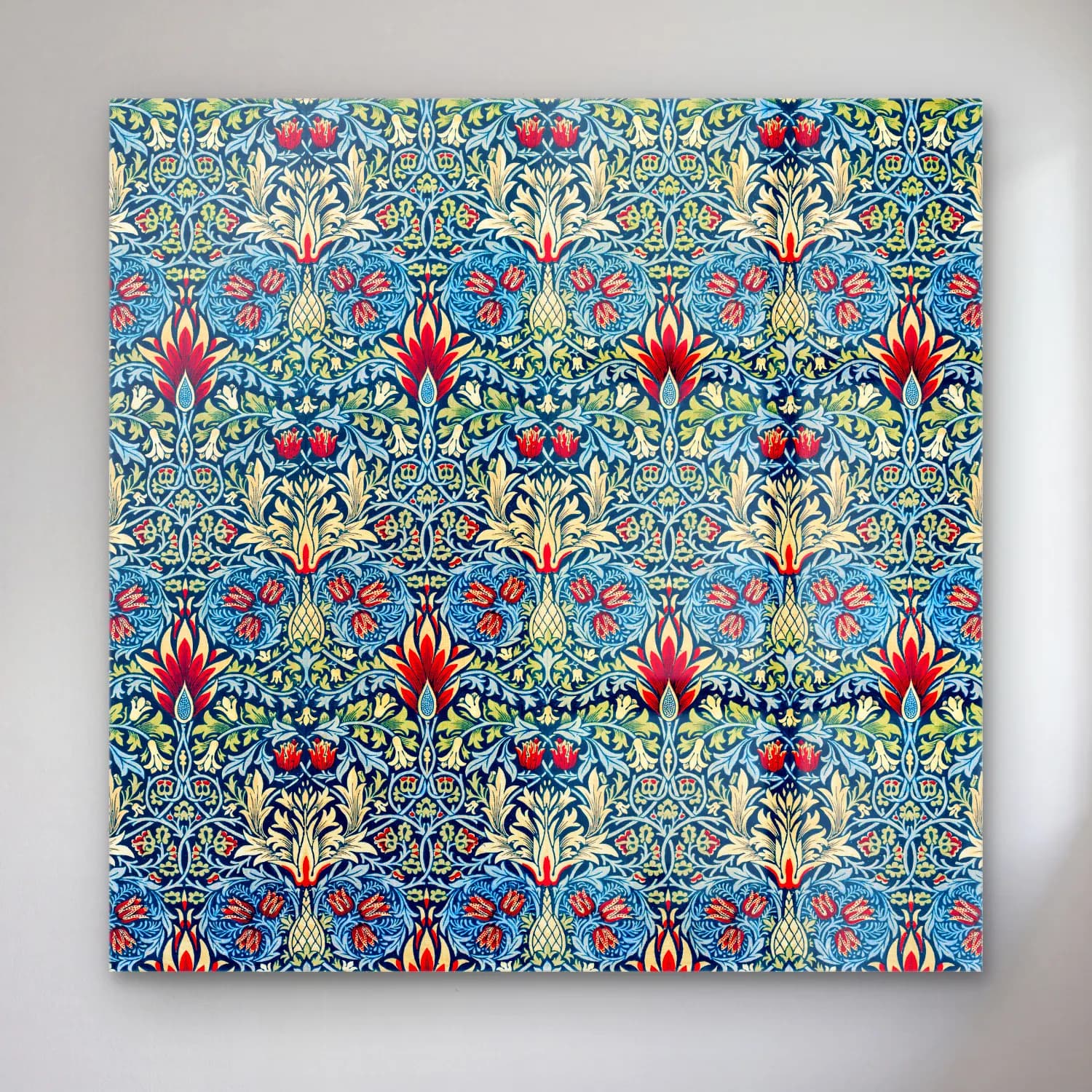 Maksimalist Çiçek Deseni No. 14 cam tablo — Maksimalist Çiçek Deseni No. 14 — maksimalist çiçek deseni
