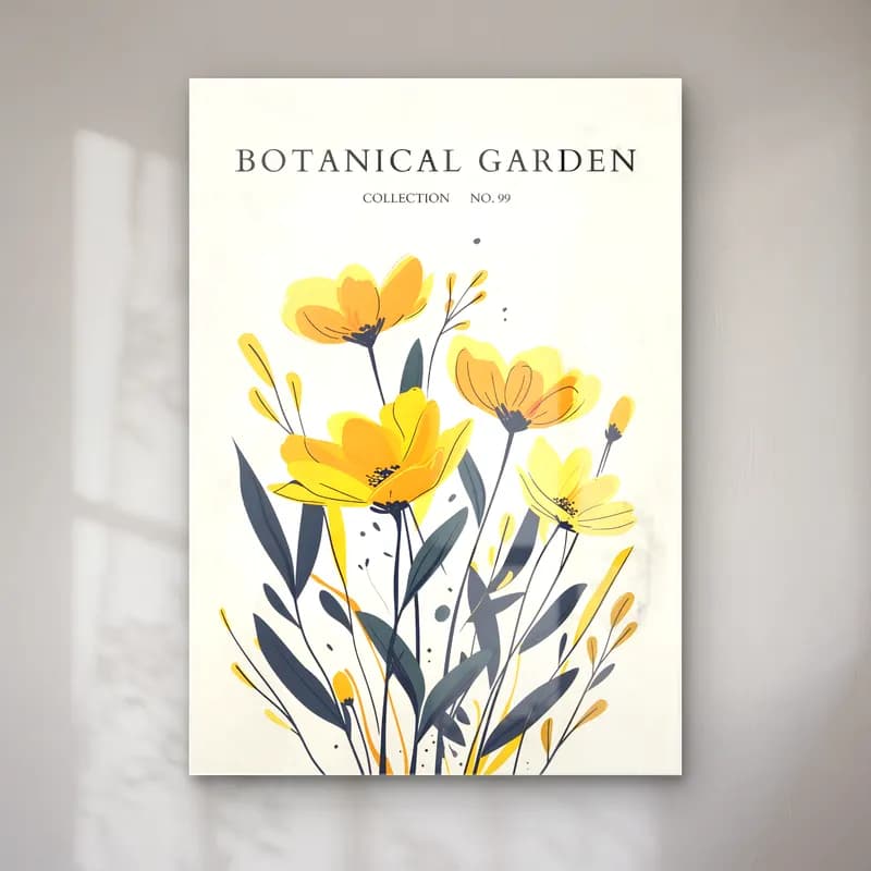 Botanik İllüstrasyon Kır Çiçekleri No. 40 cam tablo — Botanik İllüstrasyon Kır Çiçekleri No. 40 — botanik i̇llüstrasyon kır çiçekleri