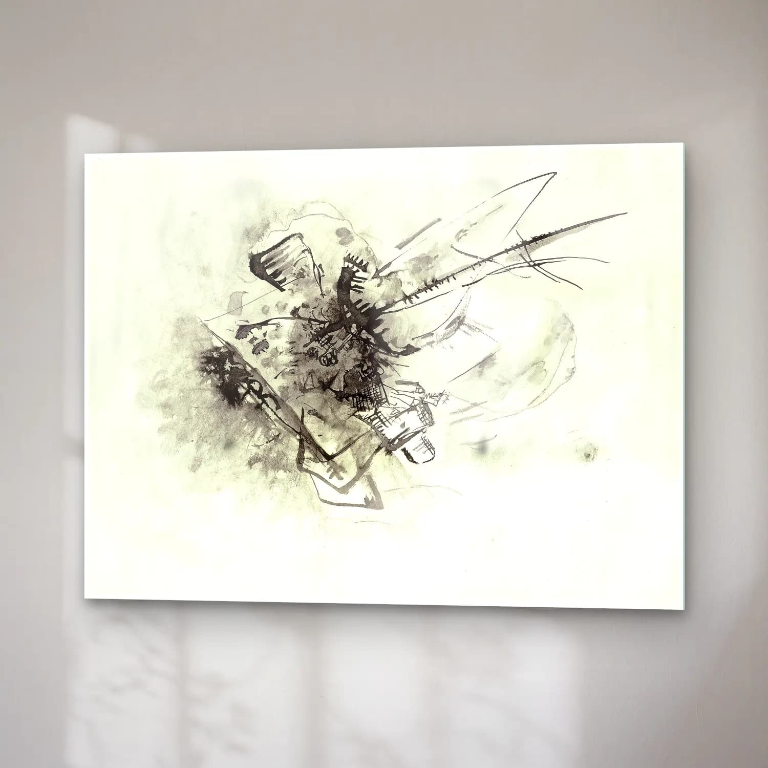 Wassily Kandinsky – Untitled cam tablo — sağ açıdan görünüm