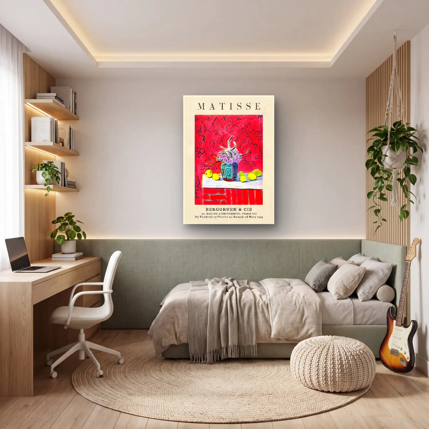 Maksimalist Vazo No. 4 cam tablo — genç odasında