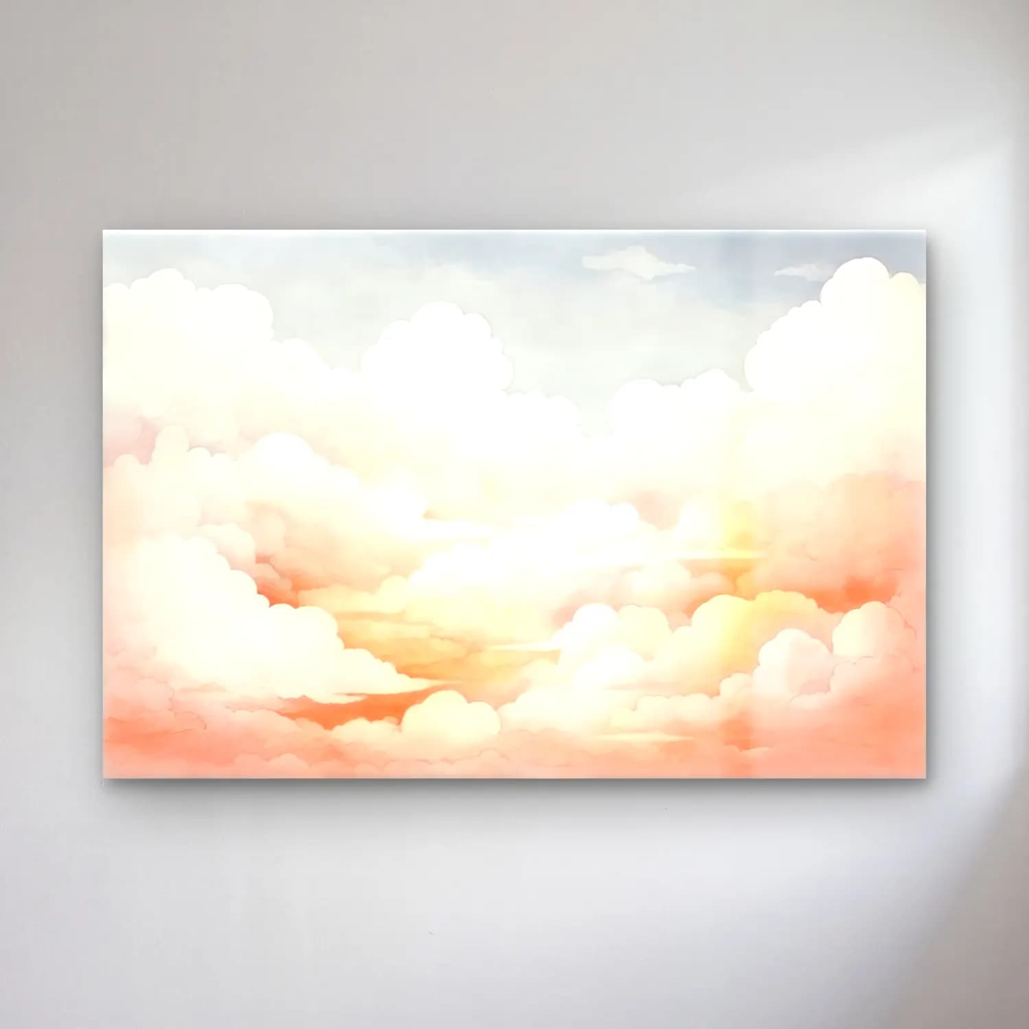 Pastel Gün Batımı Gökyüzü No. 3 cam tablo — Pastel Gün Batımı Gökyüzü No. 3 — pastel gün batımı gökyüzü